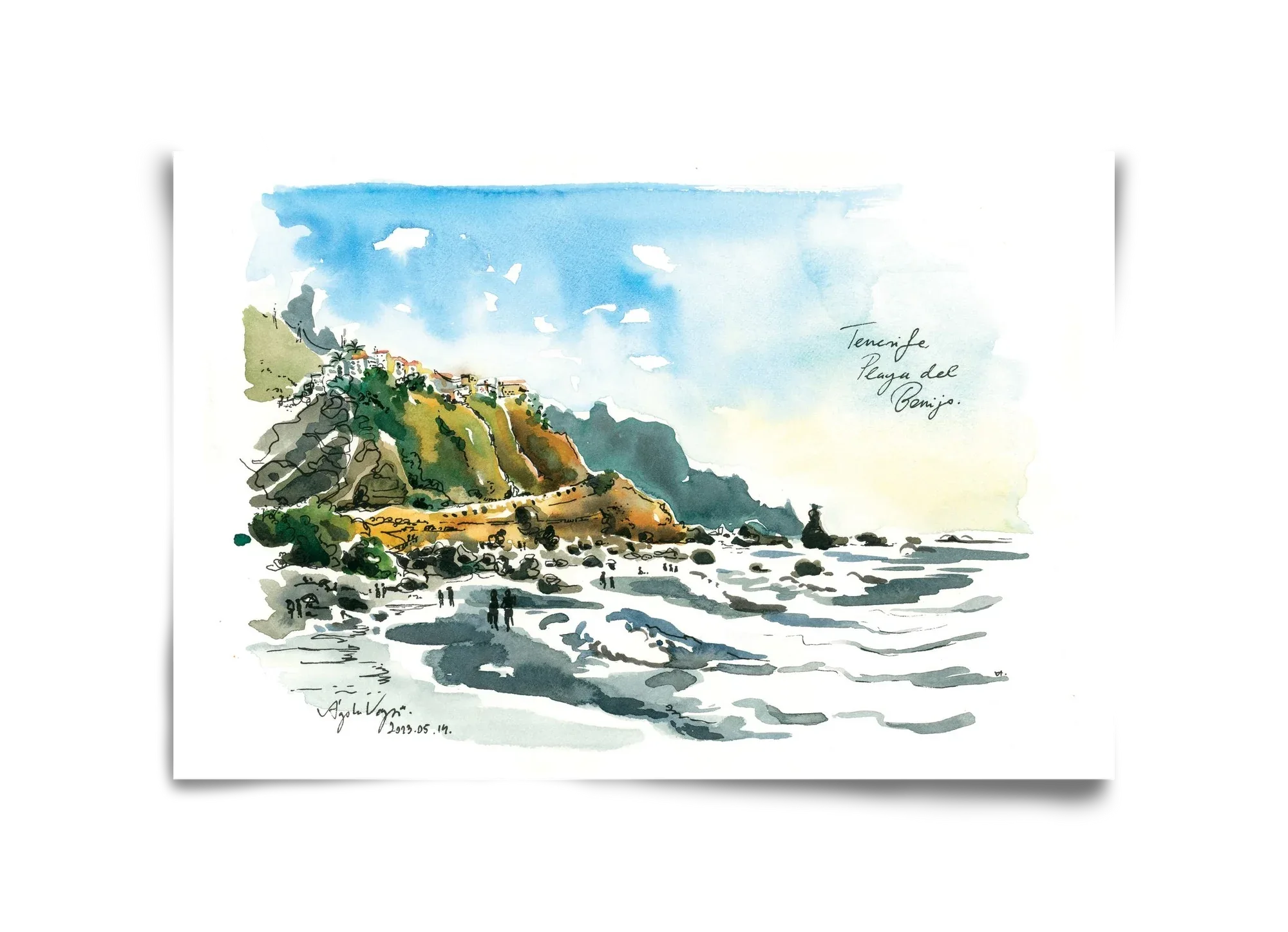 PLAYA del BENIJO, Tenerife, Canary Islands - 2023.05.14. - artbridge