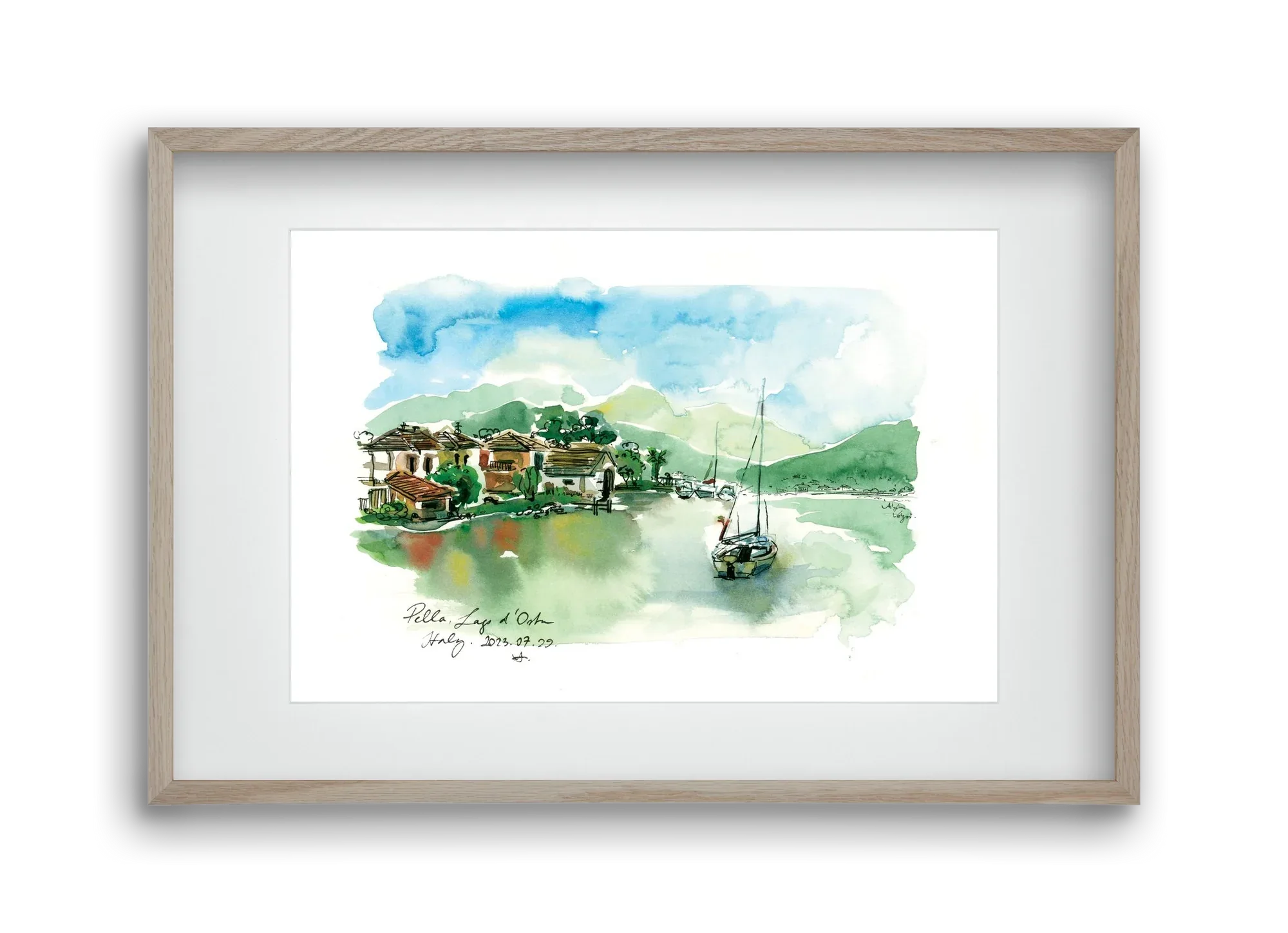 PELLA, Lago d'Orta, Italy - 2023.07.29. - artbridge