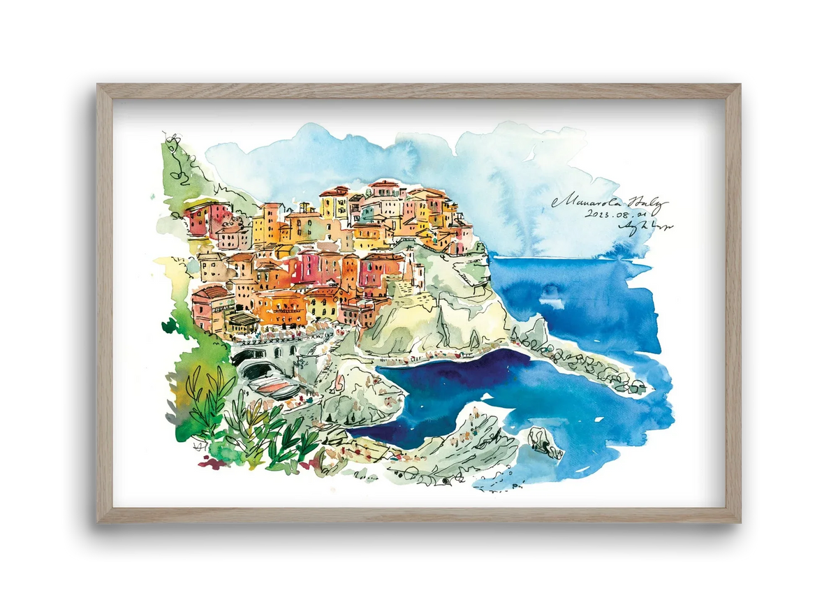MANAROLA, Cinque Terre, Italy - 2023.08.01. - artbridge