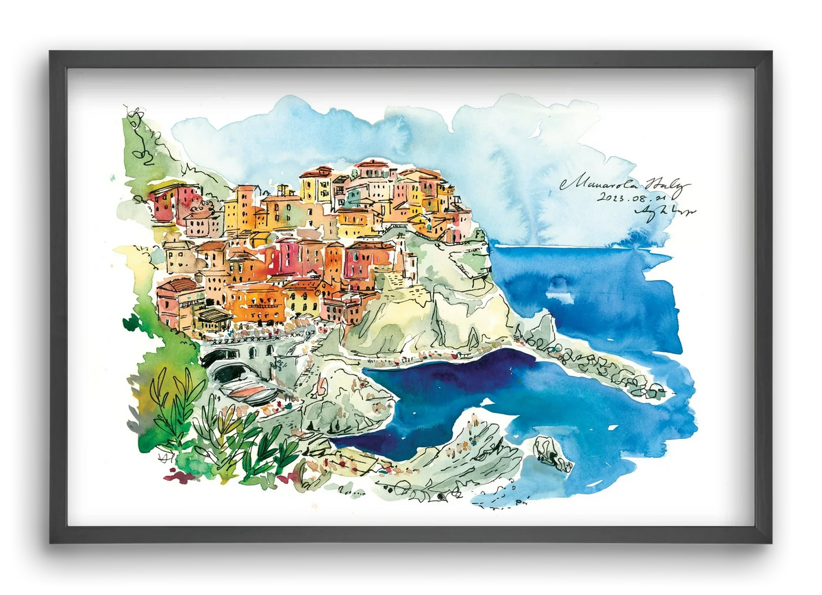 MANAROLA, Cinque Terre, Italy - 2023.08.01. - artbridge