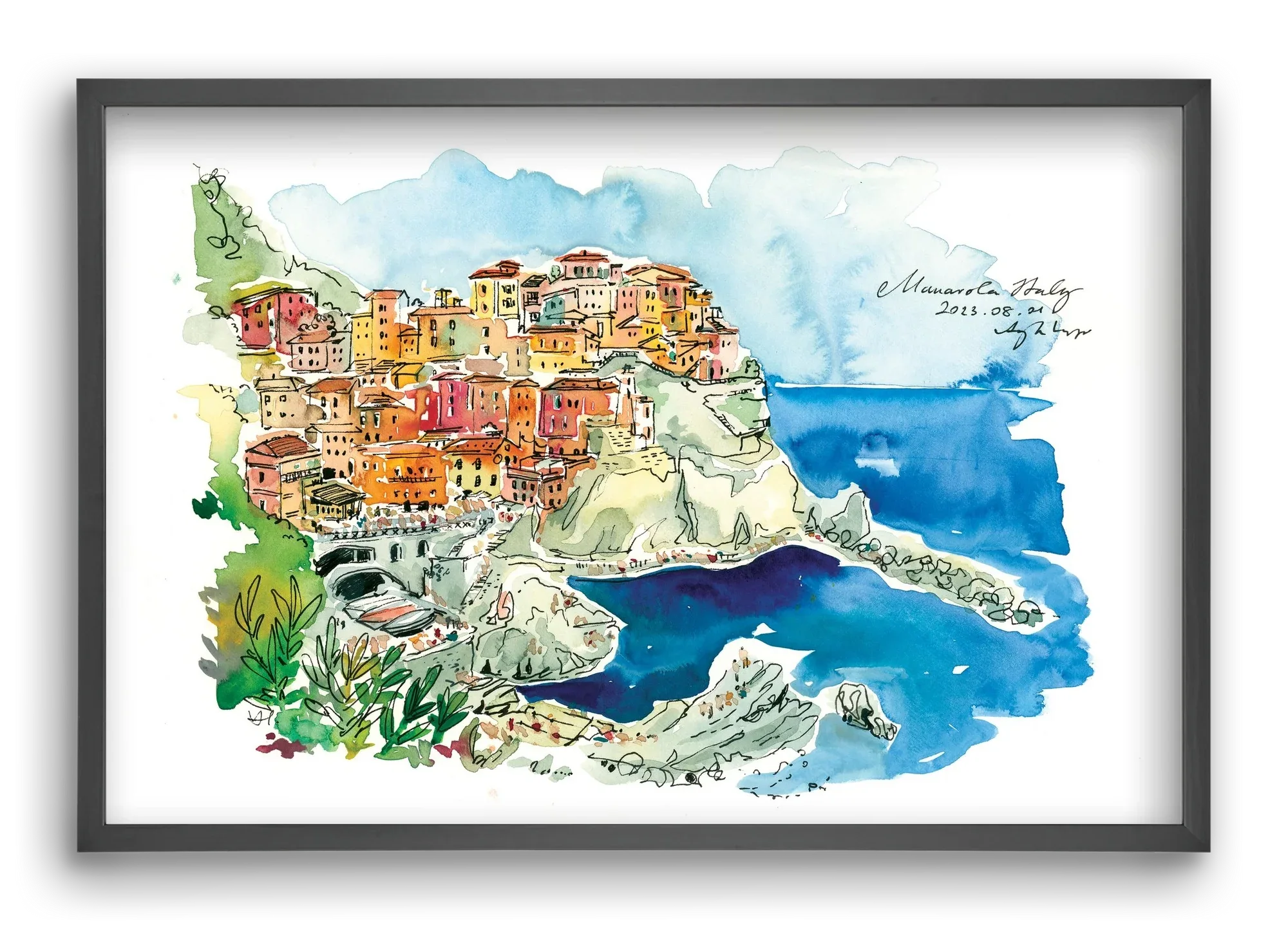 MANAROLA, Cinque Terre, Italy - 2023.08.01. - artbridge