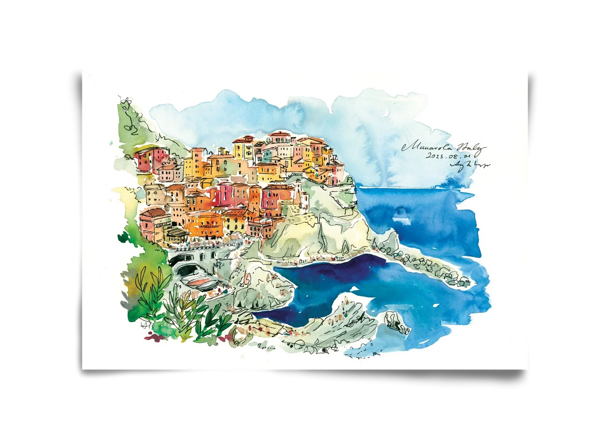 MANAROLA, Cinque Terre, Italy - 2023.08.01. - artbridge