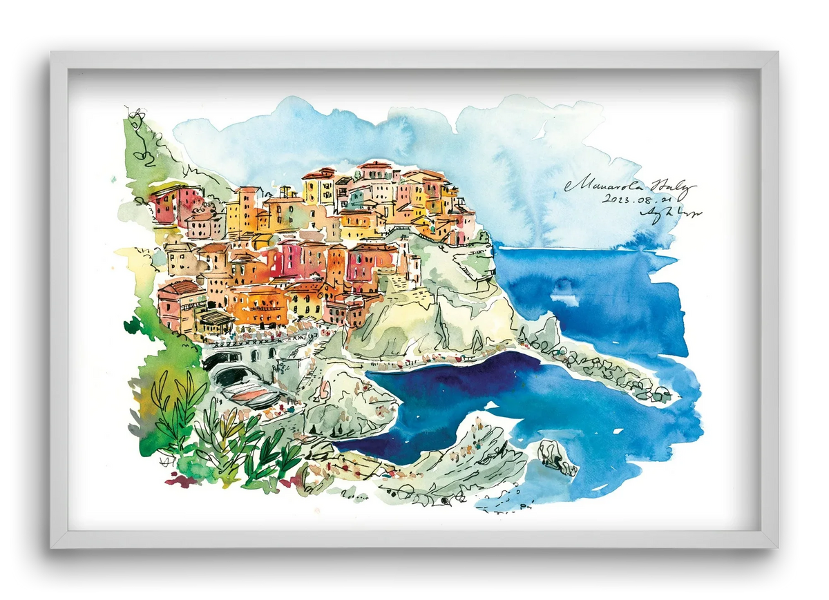 MANAROLA, Cinque Terre, Italy - 2023.08.01. - artbridge