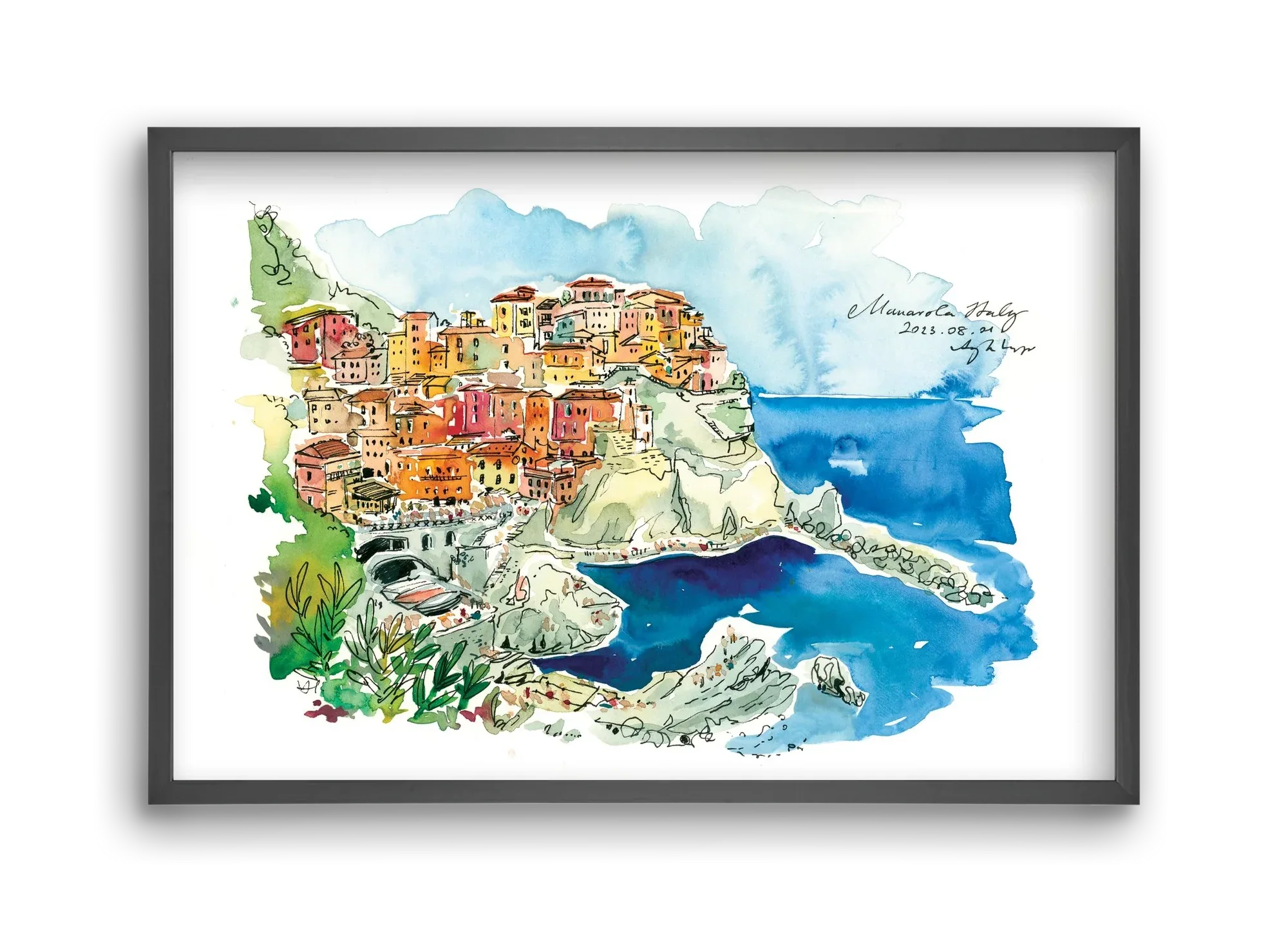 MANAROLA, Cinque Terre, Italy - 2023.08.01. - artbridge