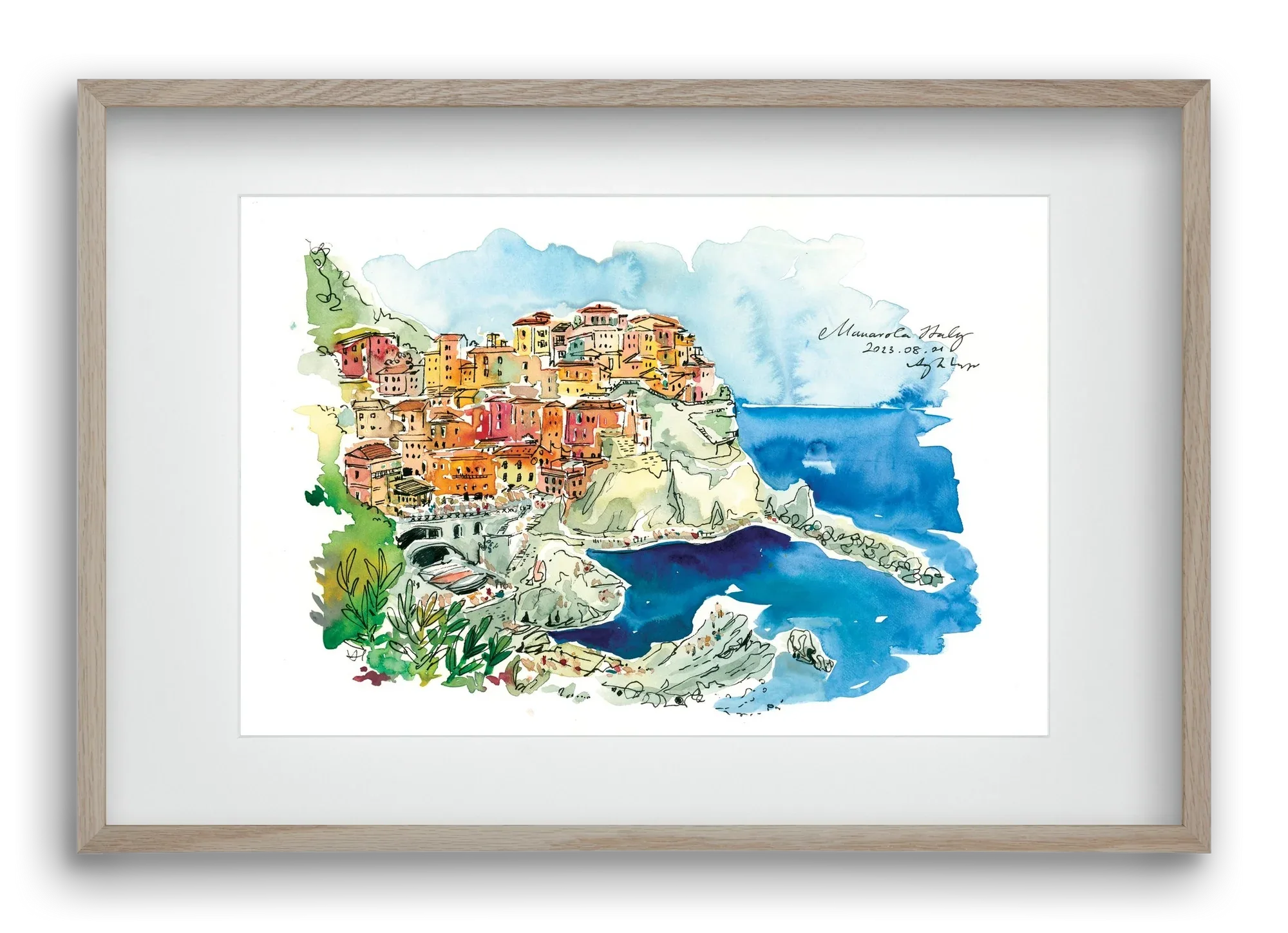 MANAROLA, Cinque Terre, Italy - 2023.08.01. - artbridge