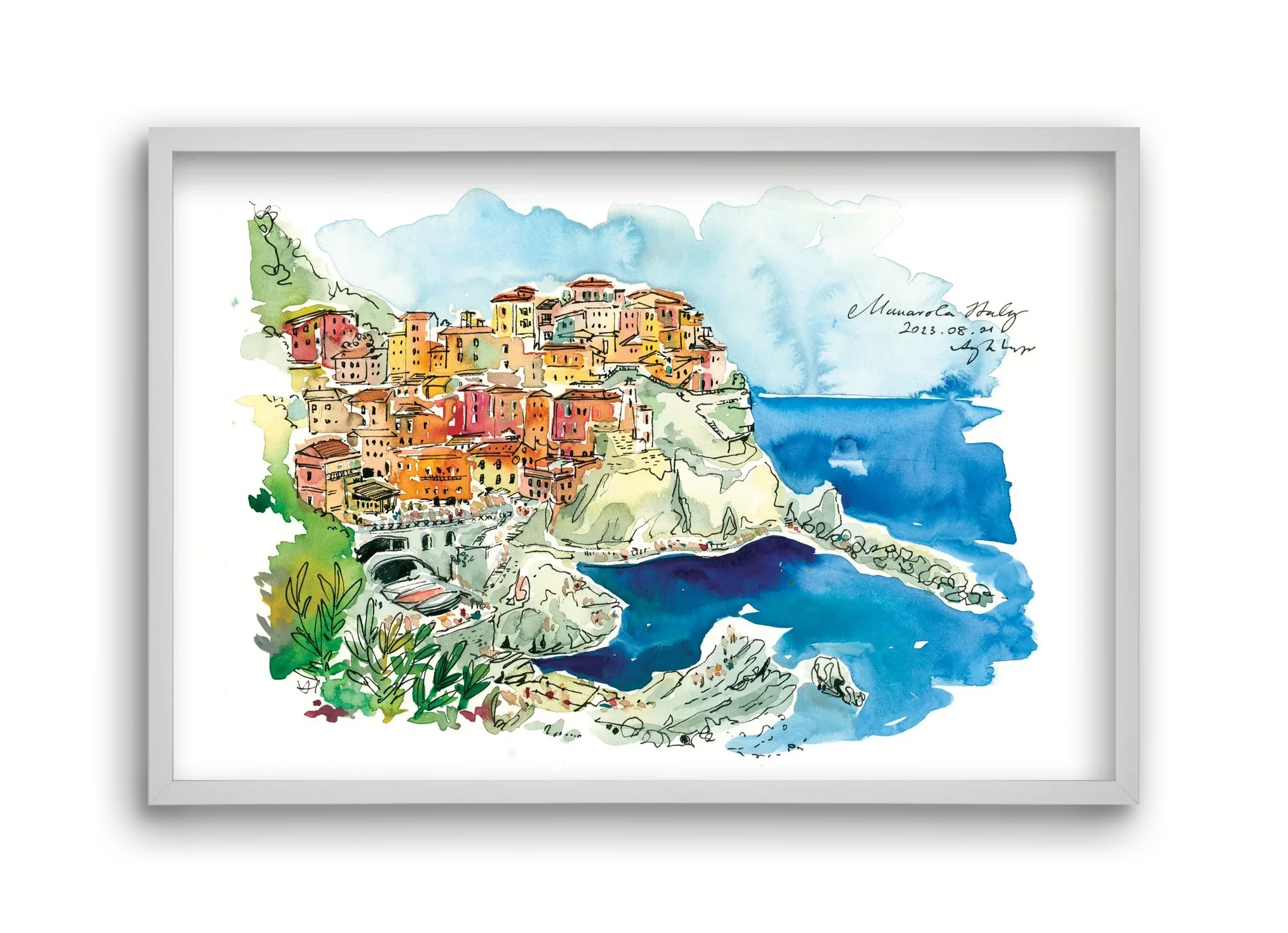 MANAROLA, Cinque Terre, Italy - 2023.08.01. - artbridge