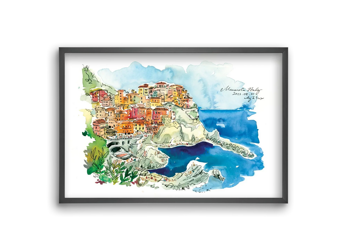 MANAROLA, Cinque Terre, Italy - 2023.08.01. - artbridge