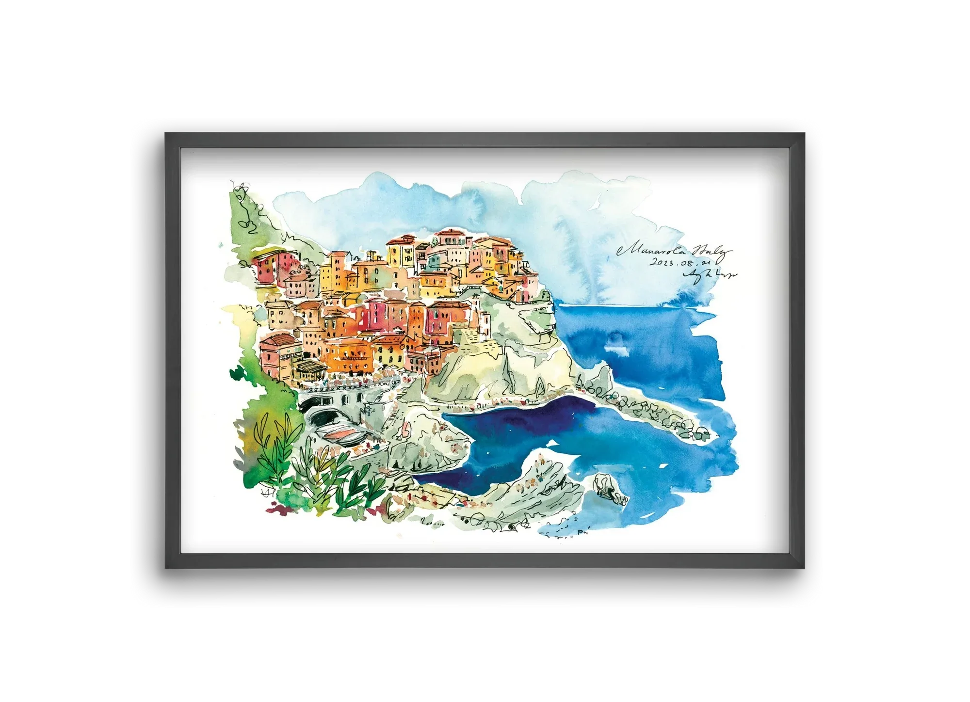 MANAROLA, Cinque Terre, Italy - 2023.08.01. - artbridge