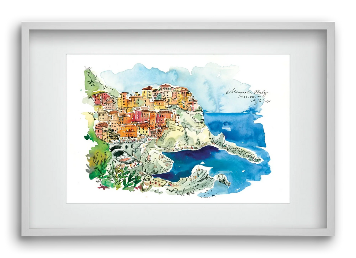 MANAROLA, Cinque Terre, Italy - 2023.08.01. - artbridge