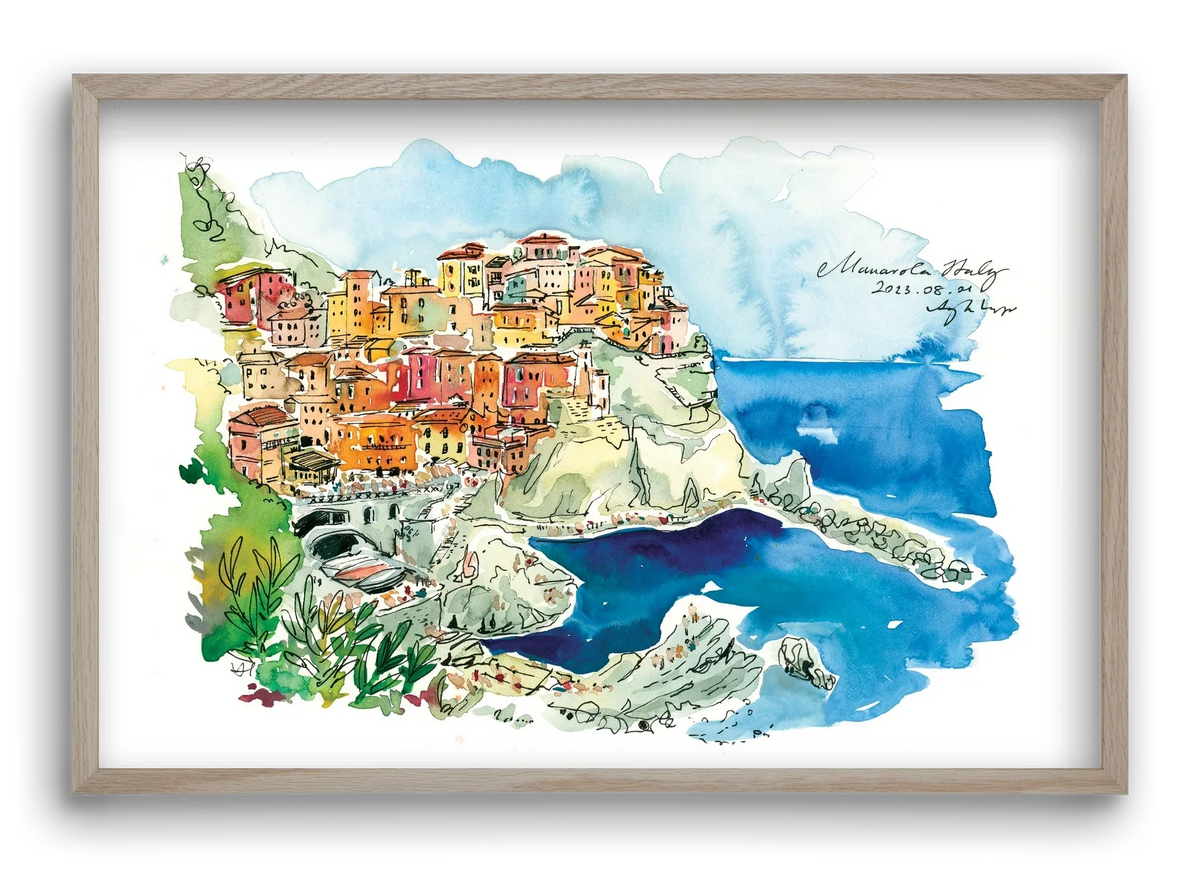 MANAROLA, Cinque Terre, Italy - 2023.08.01. - artbridge