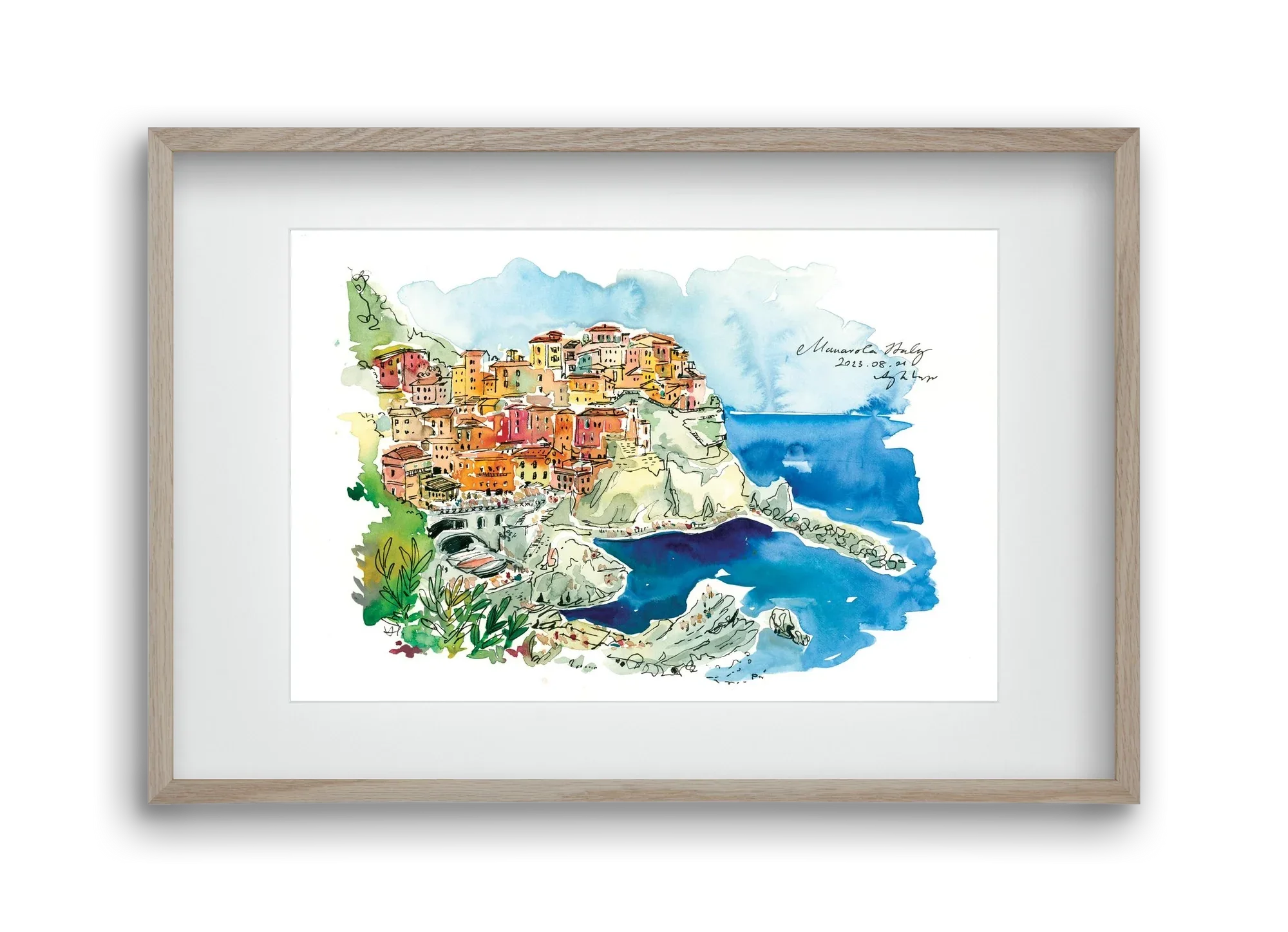 MANAROLA, Cinque Terre, Italy - 2023.08.01. - artbridge