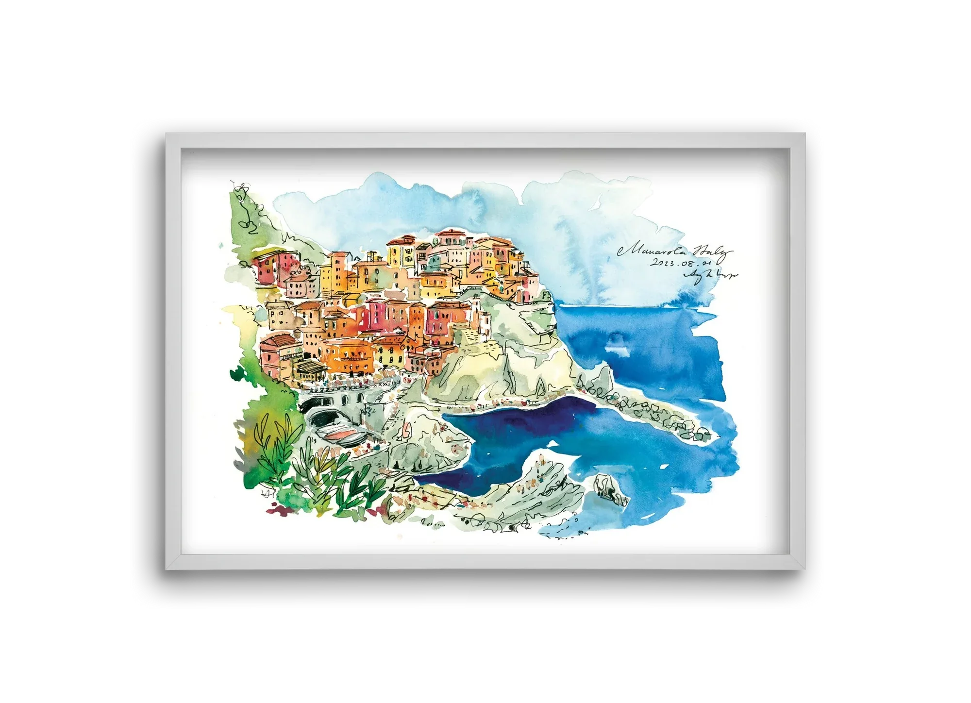 MANAROLA, Cinque Terre, Italy - 2023.08.01. - artbridge