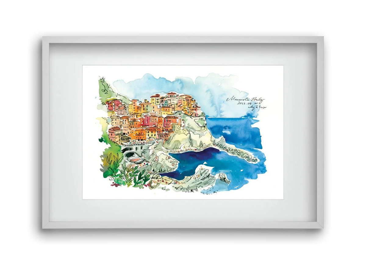MANAROLA, Cinque Terre, Italy - 2023.08.01. - artbridge