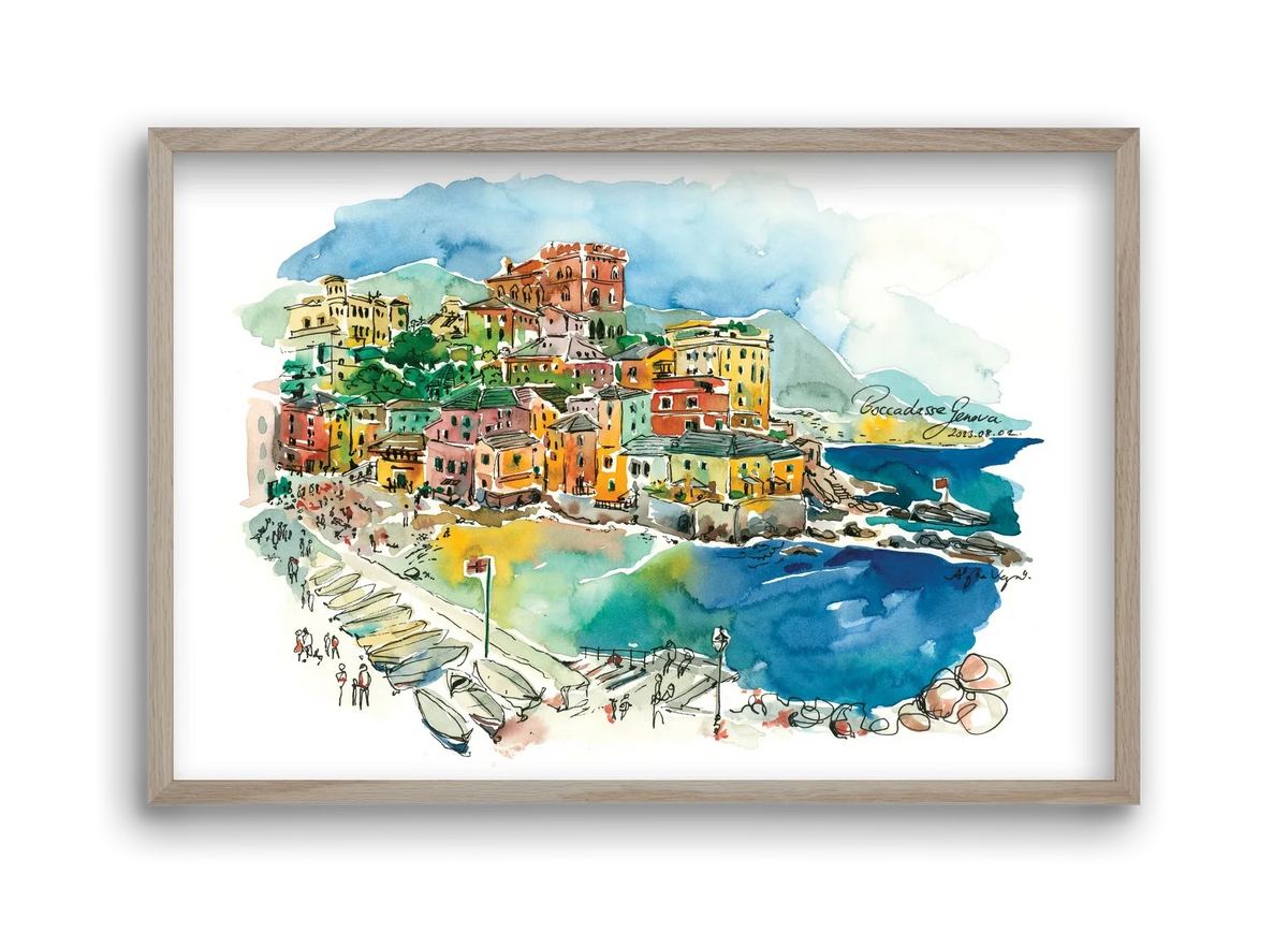 BOCCADASSE, Genova, Italy - 2023.08.02. - artbridge