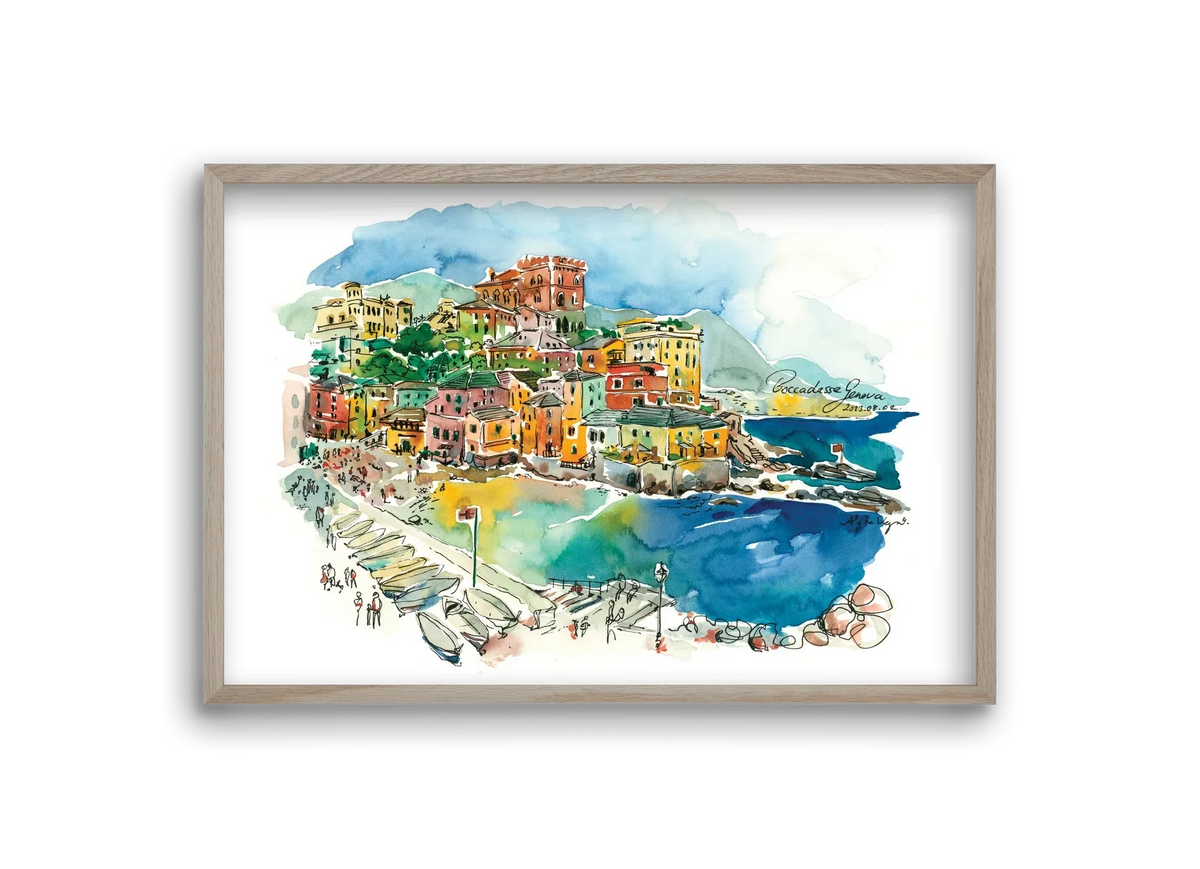 BOCCADASSE, Genova, Italy - 2023.08.02. - artbridge
