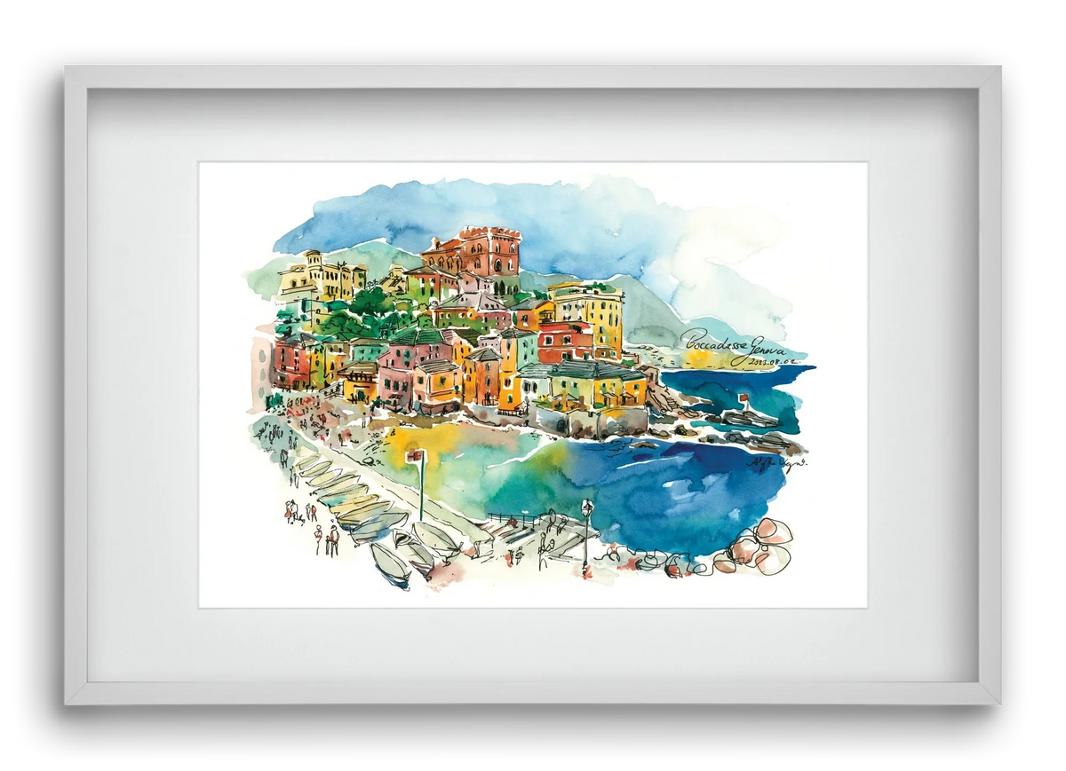 BOCCADASSE, Genova, Italy - 2023.08.02. - artbridge