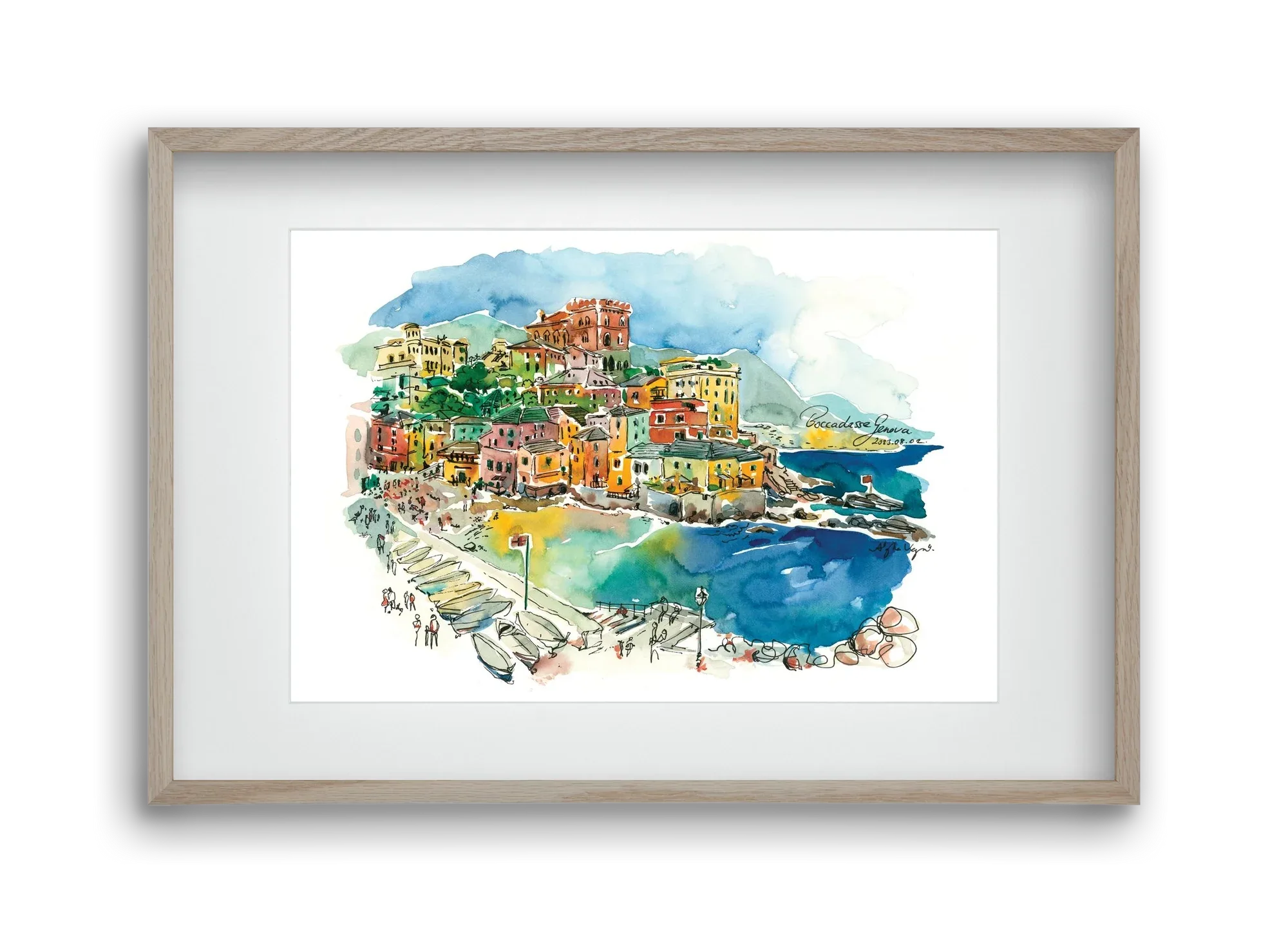 BOCCADASSE, Genova, Italy - 2023.08.02. - artbridge