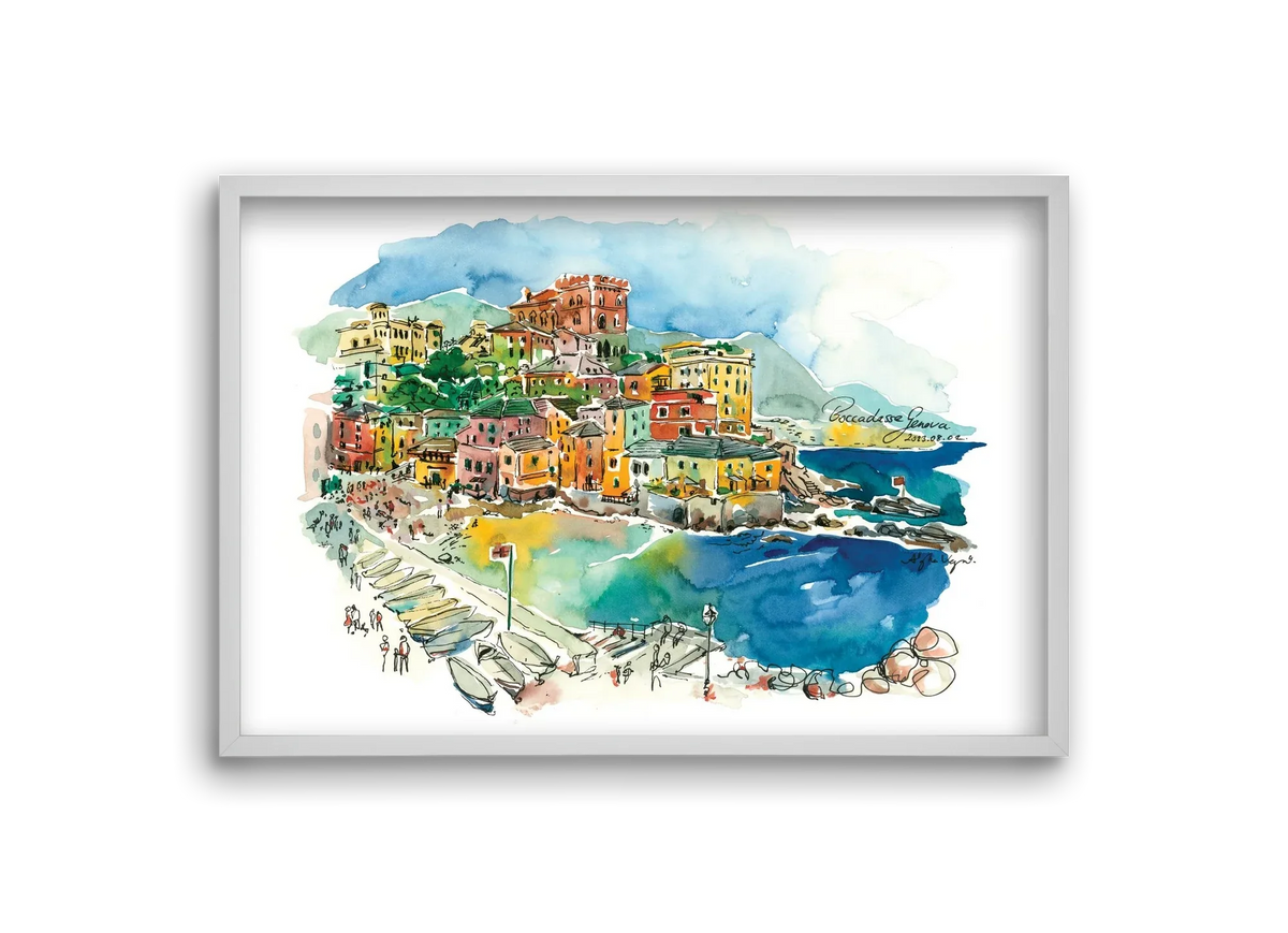 BOCCADASSE, Genova, Italy - 2023.08.02. - artbridge