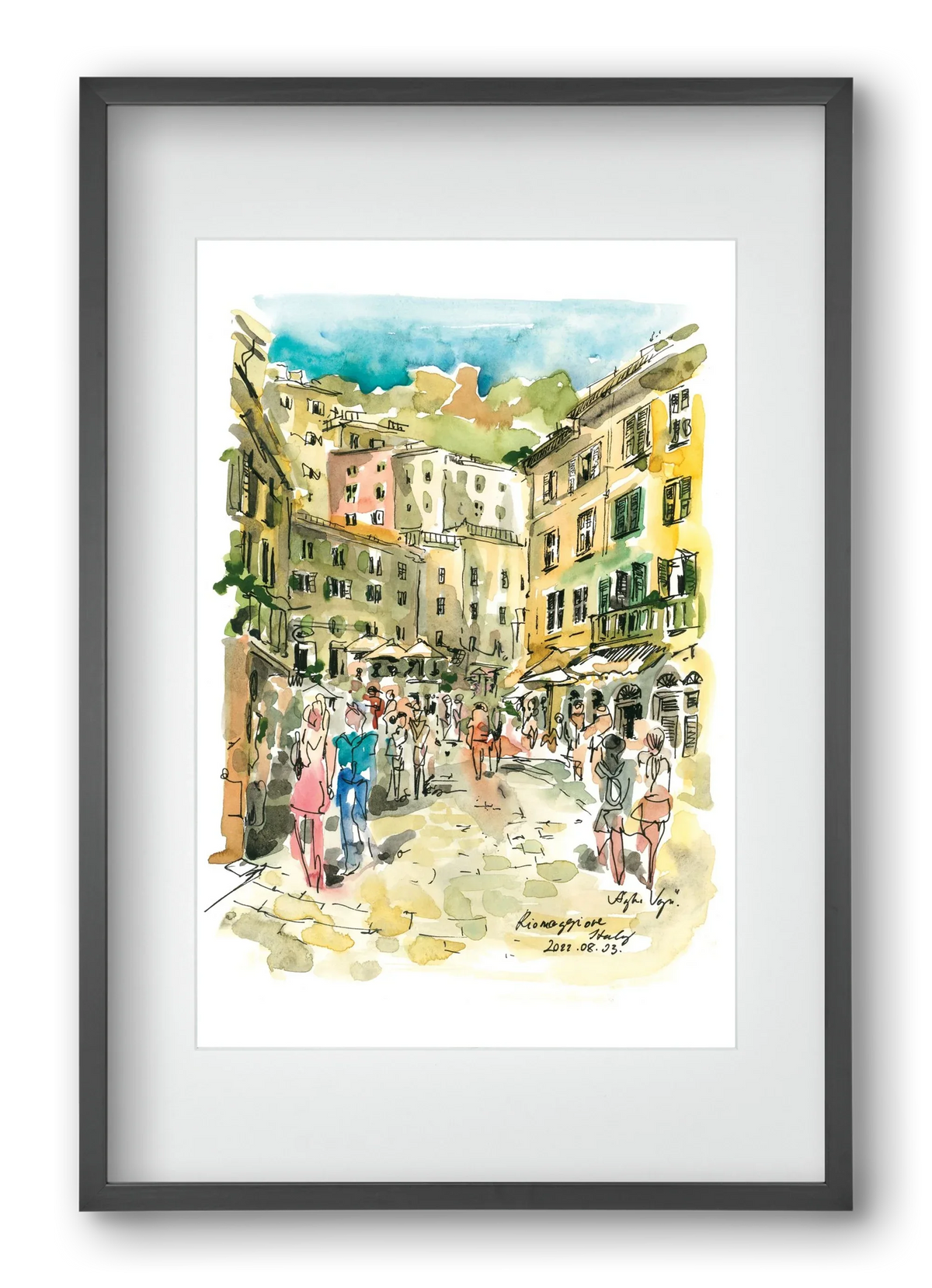 RIOMAGGIORE, Cinque Terre, Italy - 2022.08.03. - artbridge