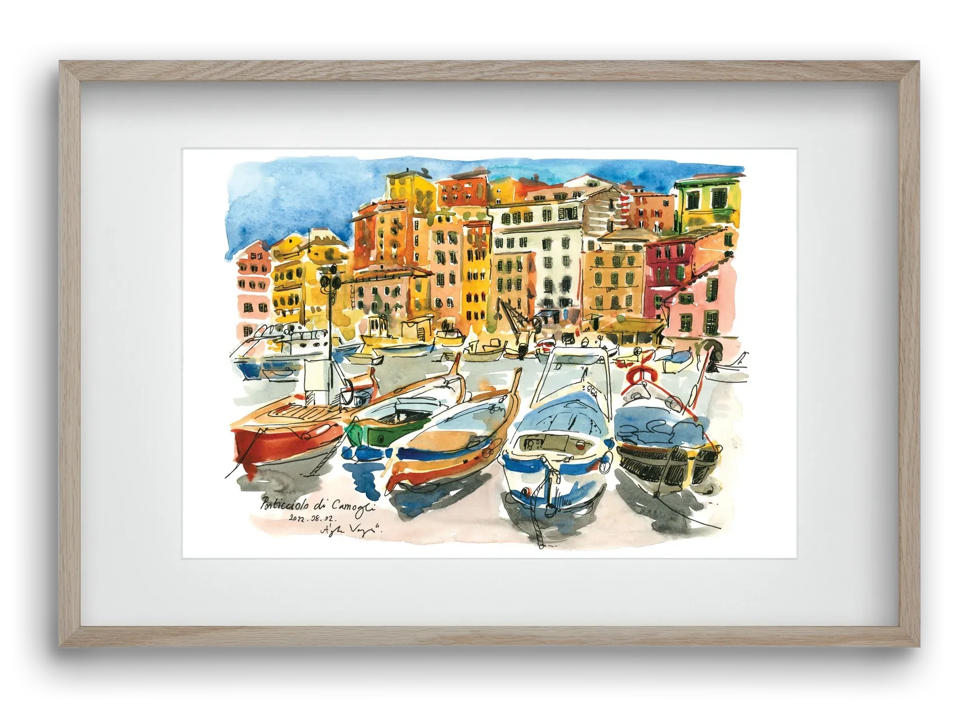 Porticciolo di Camogli, Italy - 2022.08.02. - artbridge