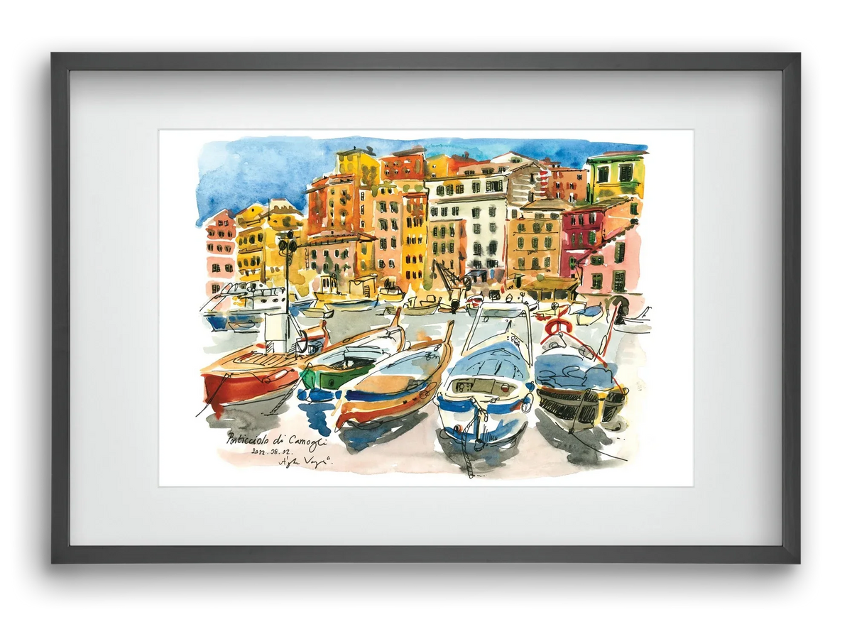 Porticciolo di Camogli, Italy - 2022.08.02. - artbridge