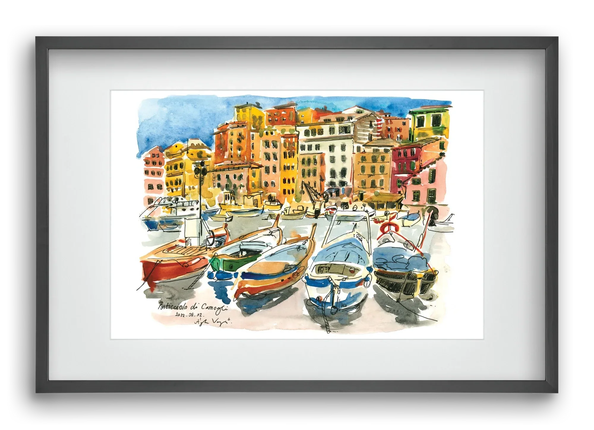 Porticciolo di Camogli, Italy - 2022.08.02. - artbridge