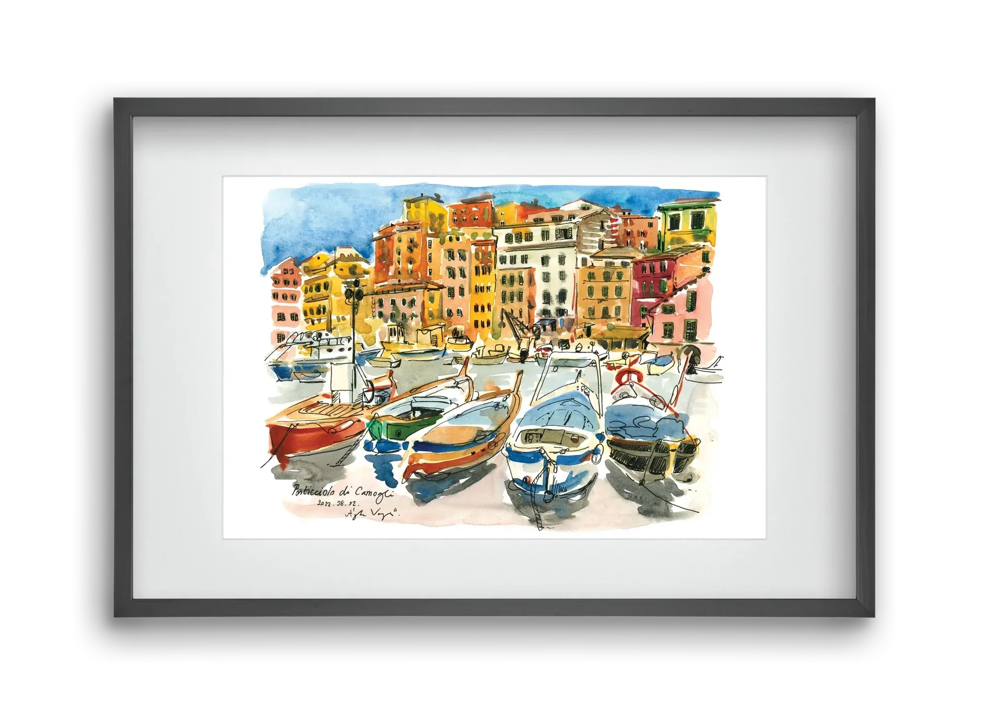 Porticciolo di Camogli, Italy - 2022.08.02. - artbridge