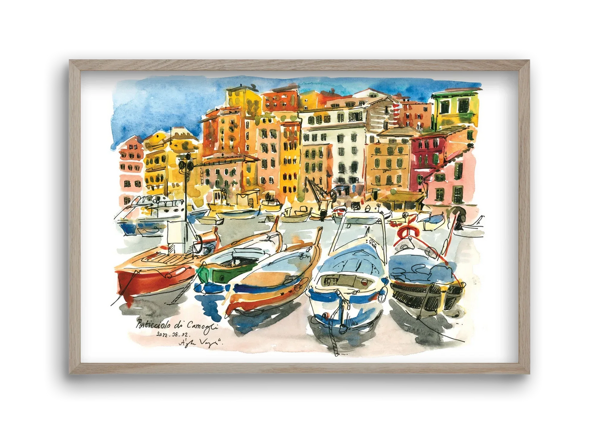 Porticciolo di Camogli, Italy - 2022.08.02. - artbridge