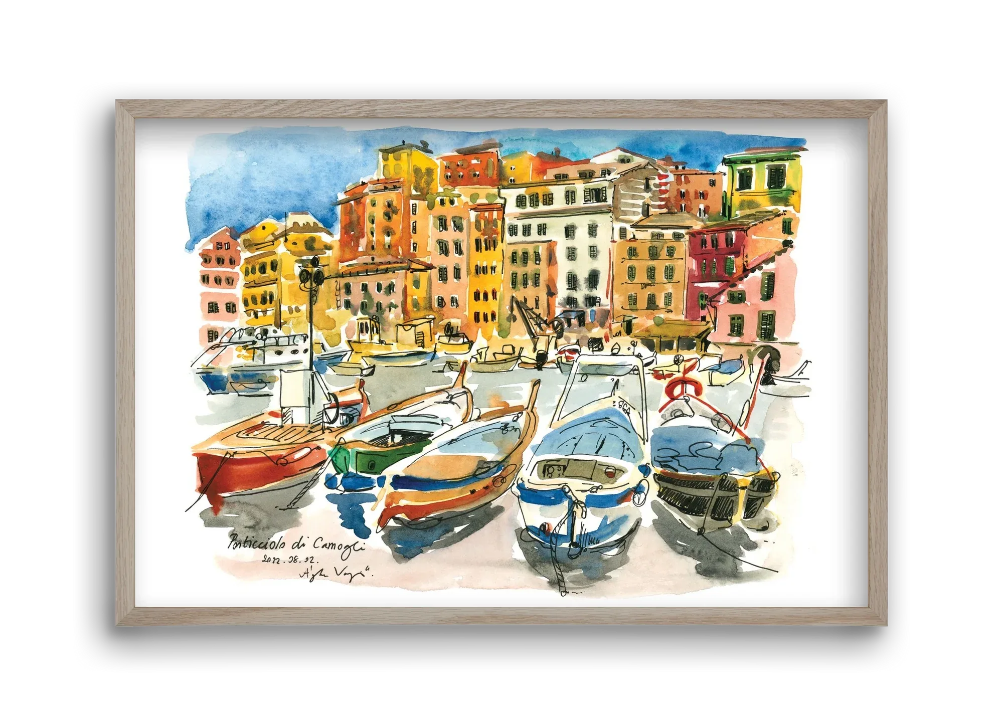 Porticciolo di Camogli, Italy - 2022.08.02. - artbridge