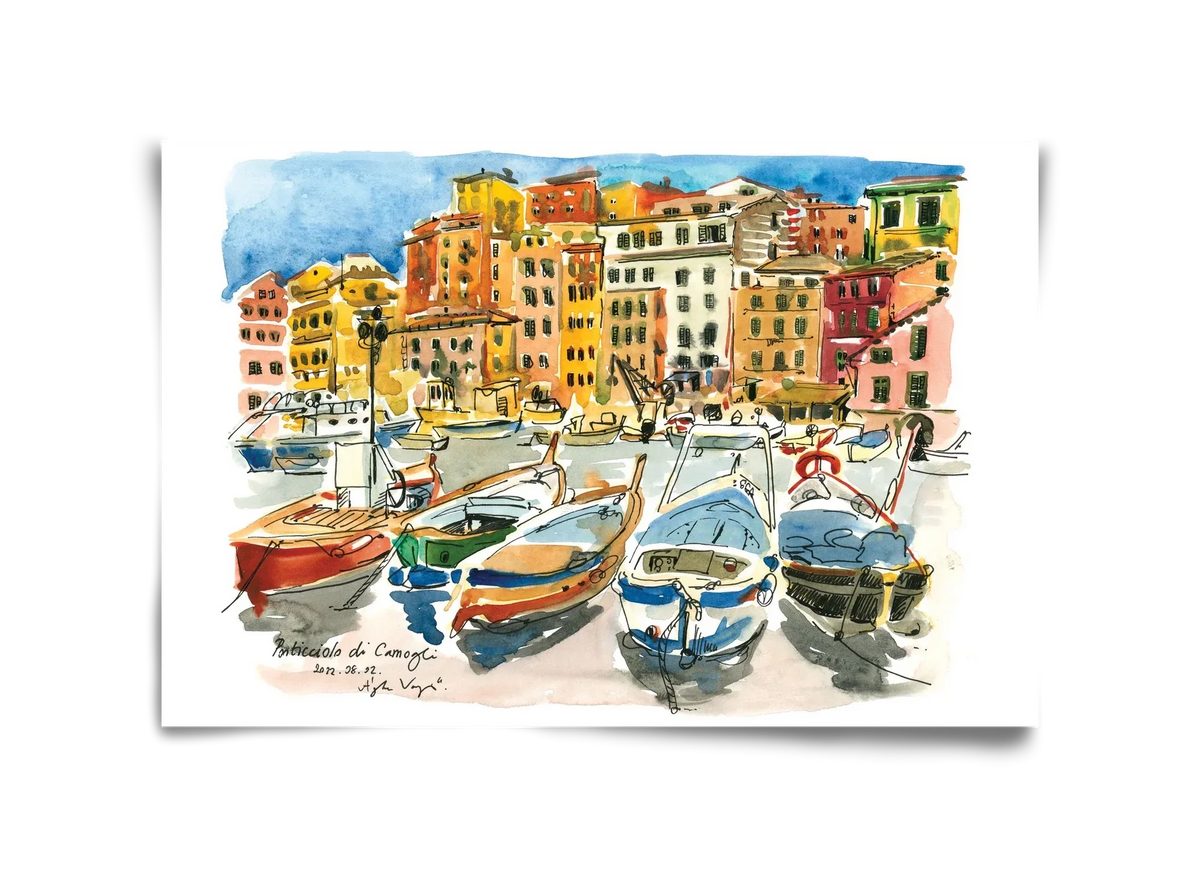 Porticciolo di Camogli, Italy - 2022.08.02. - artbridge