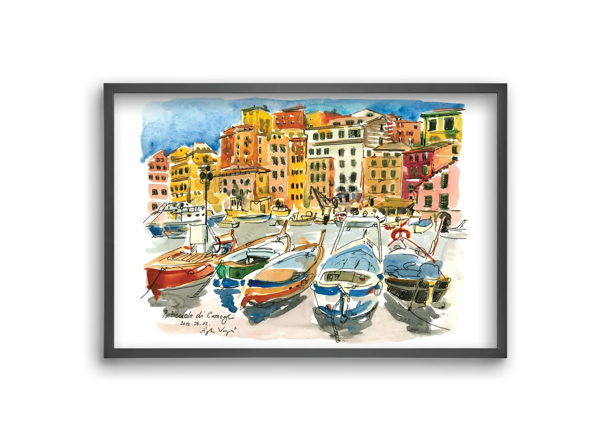 Porticciolo di Camogli, Italy - 2022.08.02. - artbridge