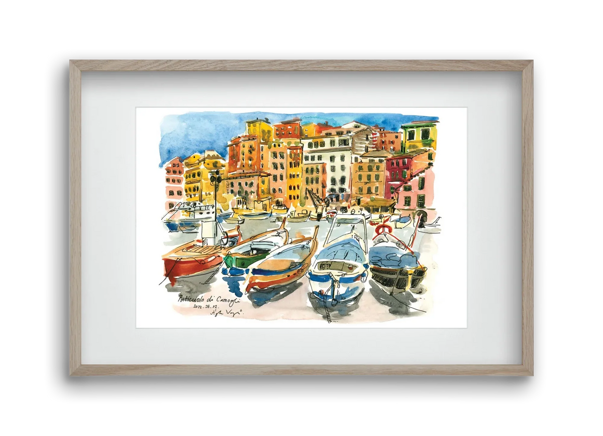 Porticciolo di Camogli, Italy - 2022.08.02. - artbridge