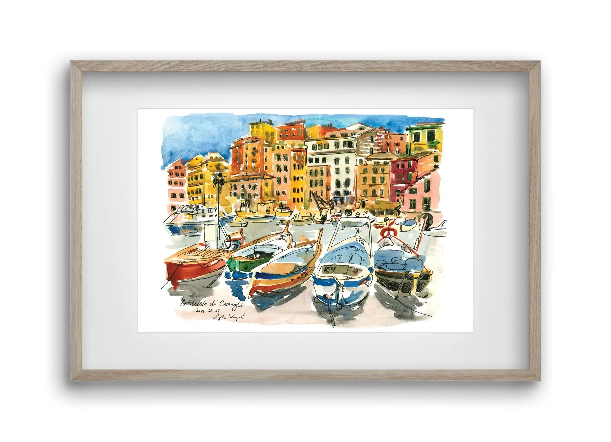 Porticciolo di Camogli, Italy - 2022.08.02. - artbridge