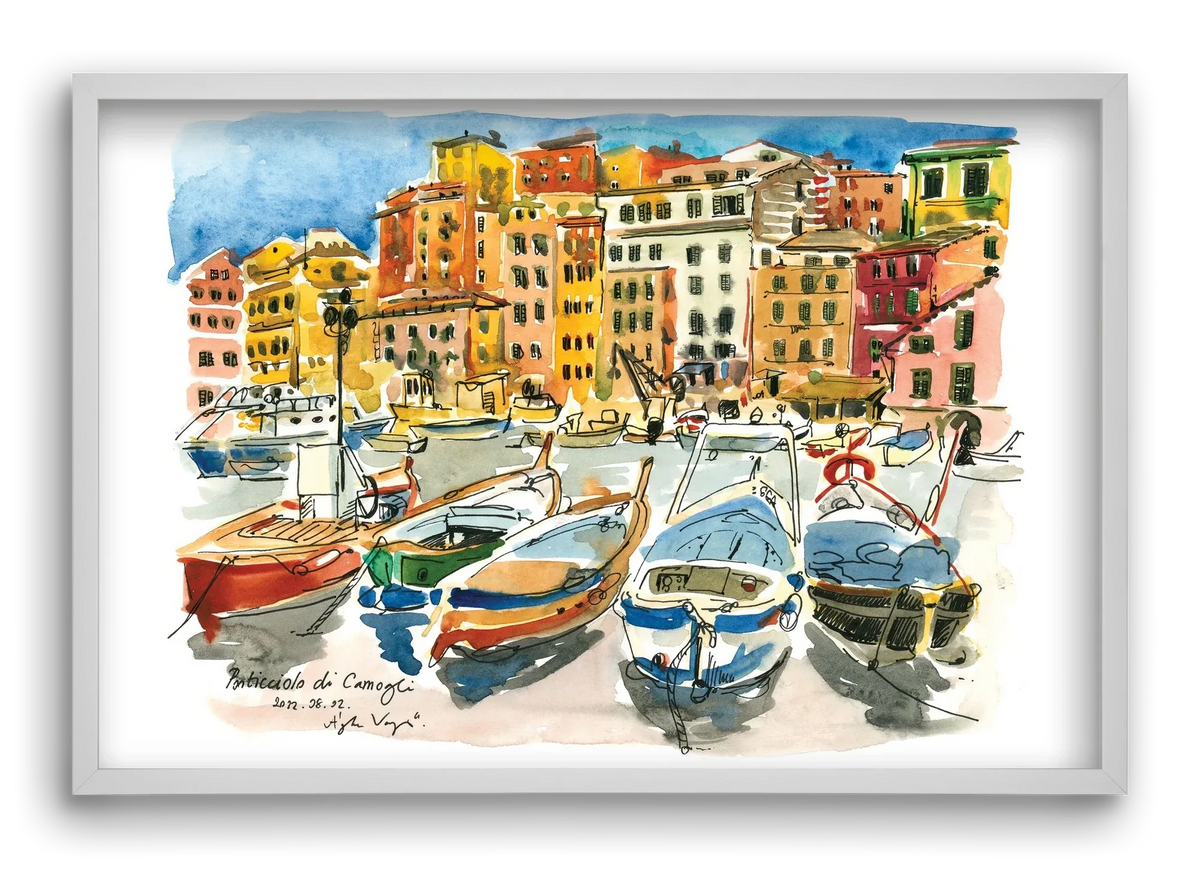 Porticciolo di Camogli, Italy - 2022.08.02. - artbridge