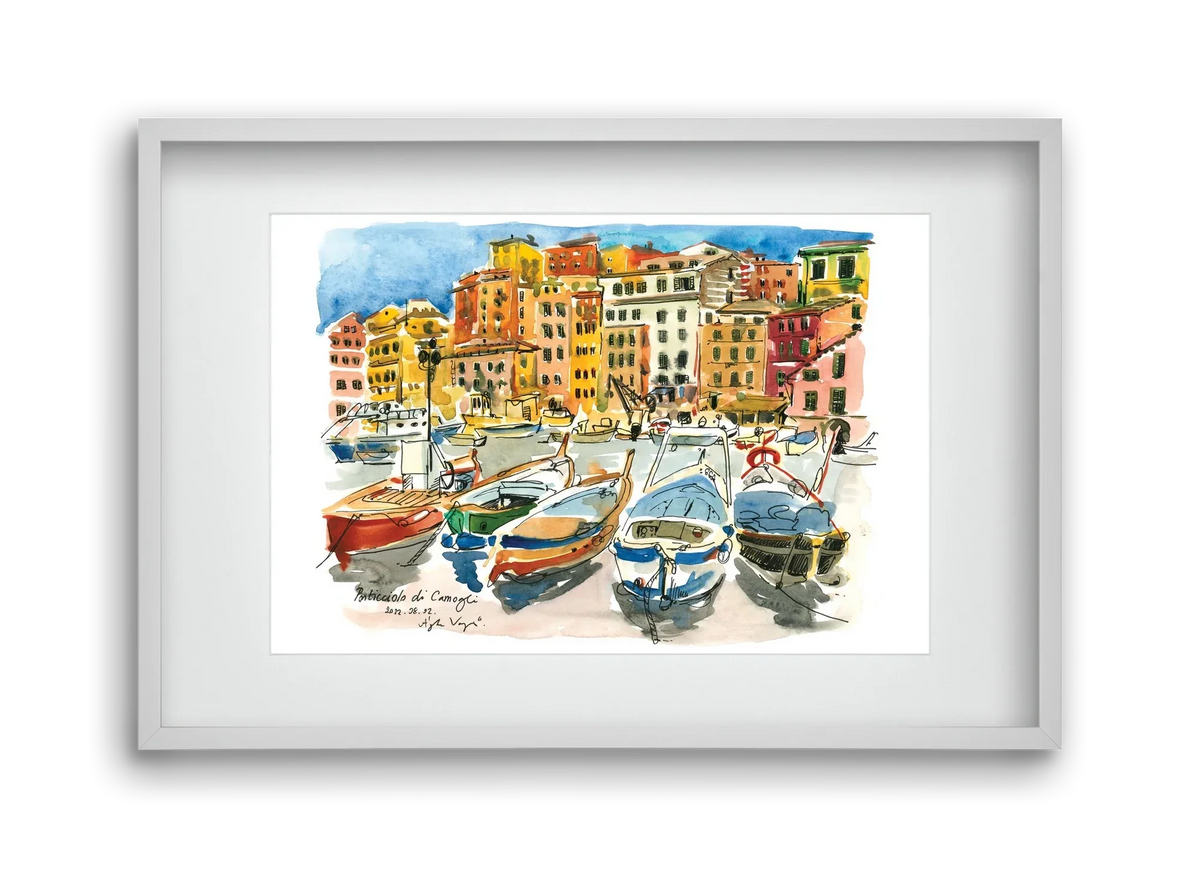 Porticciolo di Camogli, Italy - 2022.08.02. - artbridge