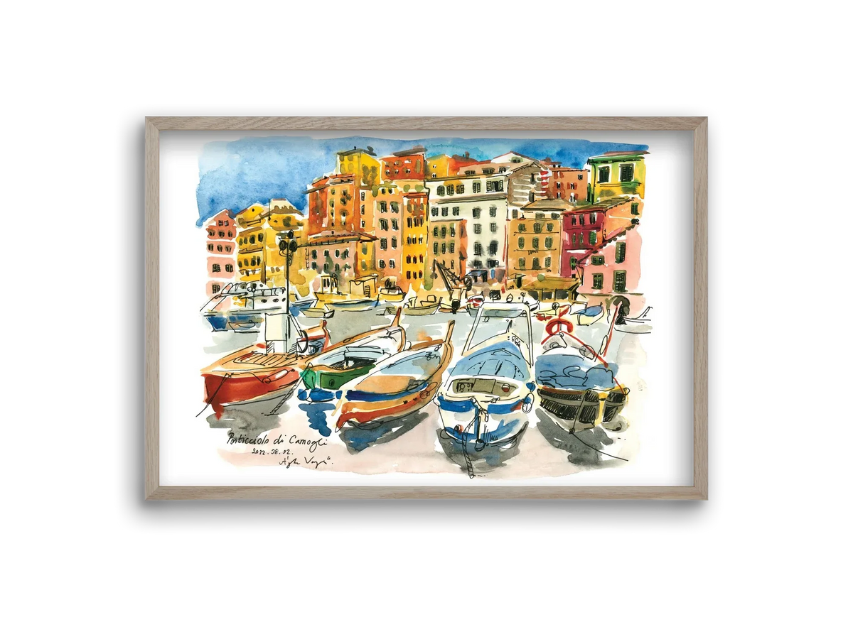 Porticciolo di Camogli, Italy - 2022.08.02. - artbridge