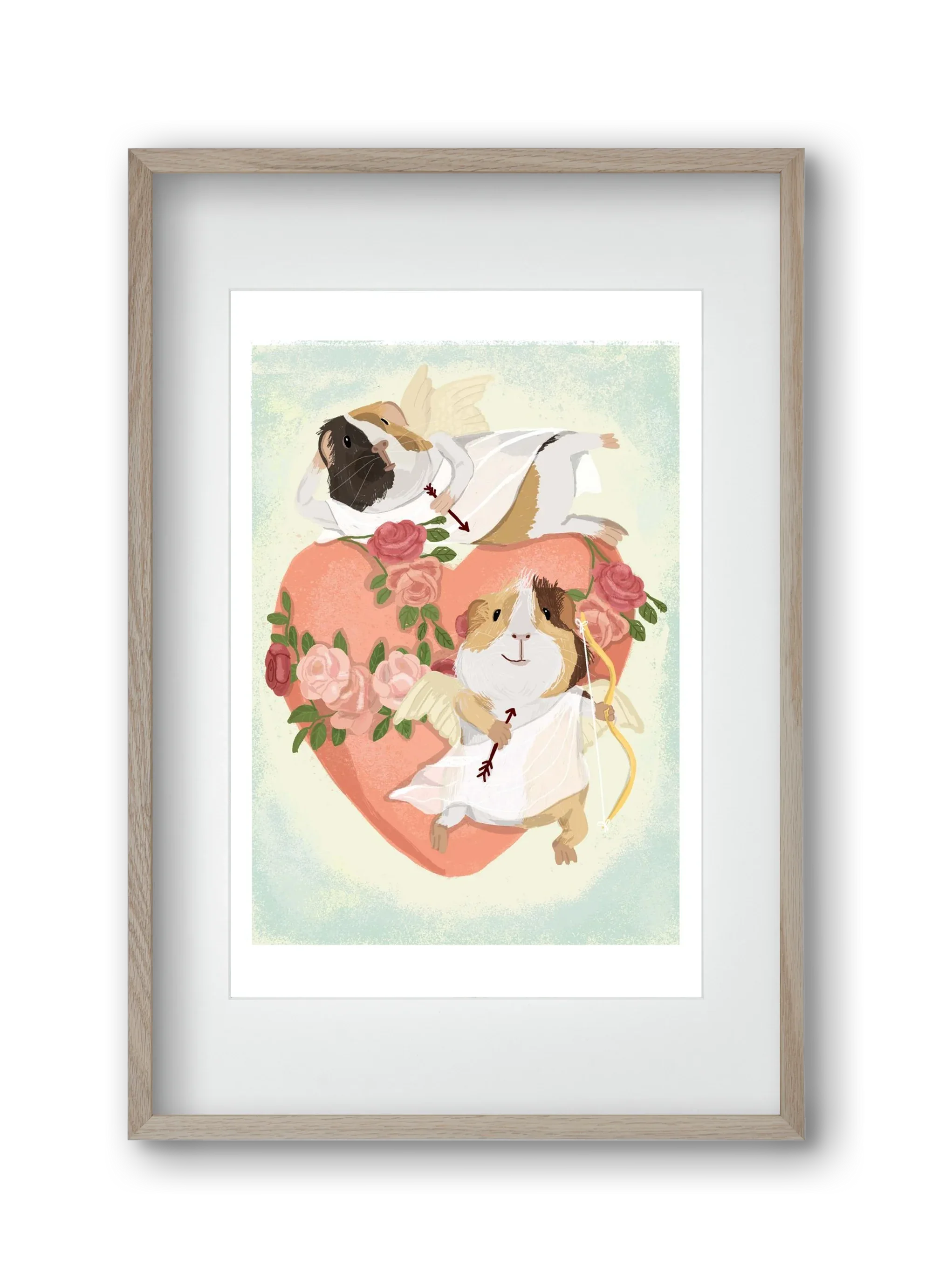 Cupid Guinea Pig Print - artbridge