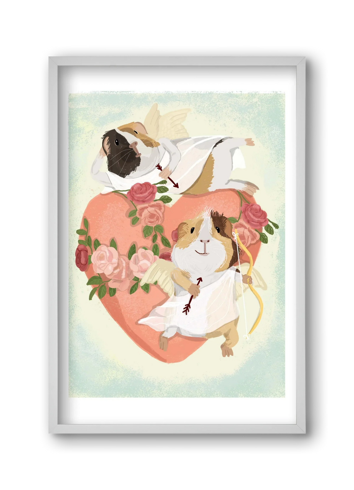 Cupid Guinea Pig Print - artbridge