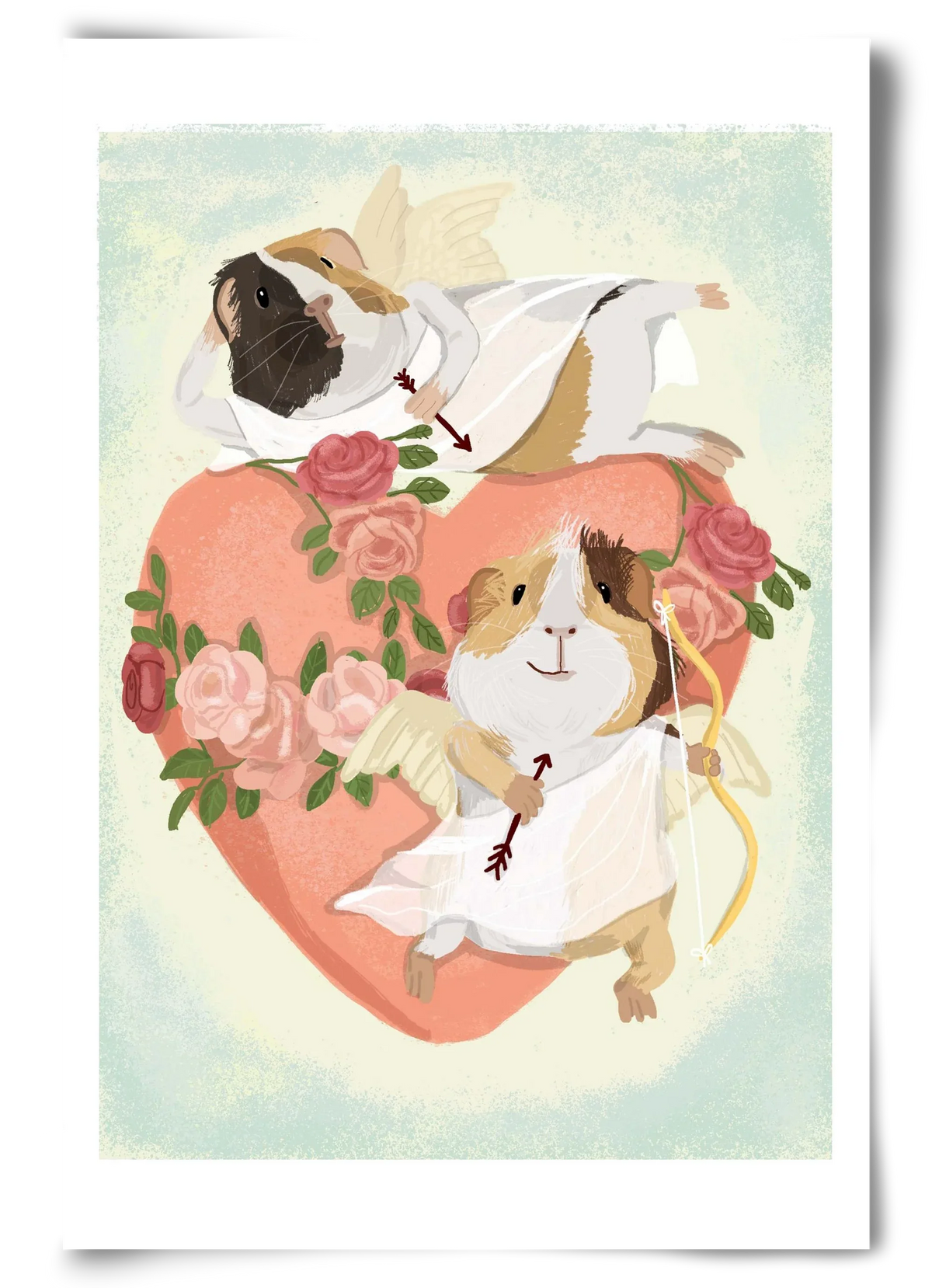 Cupid Guinea Pig Print - artbridge