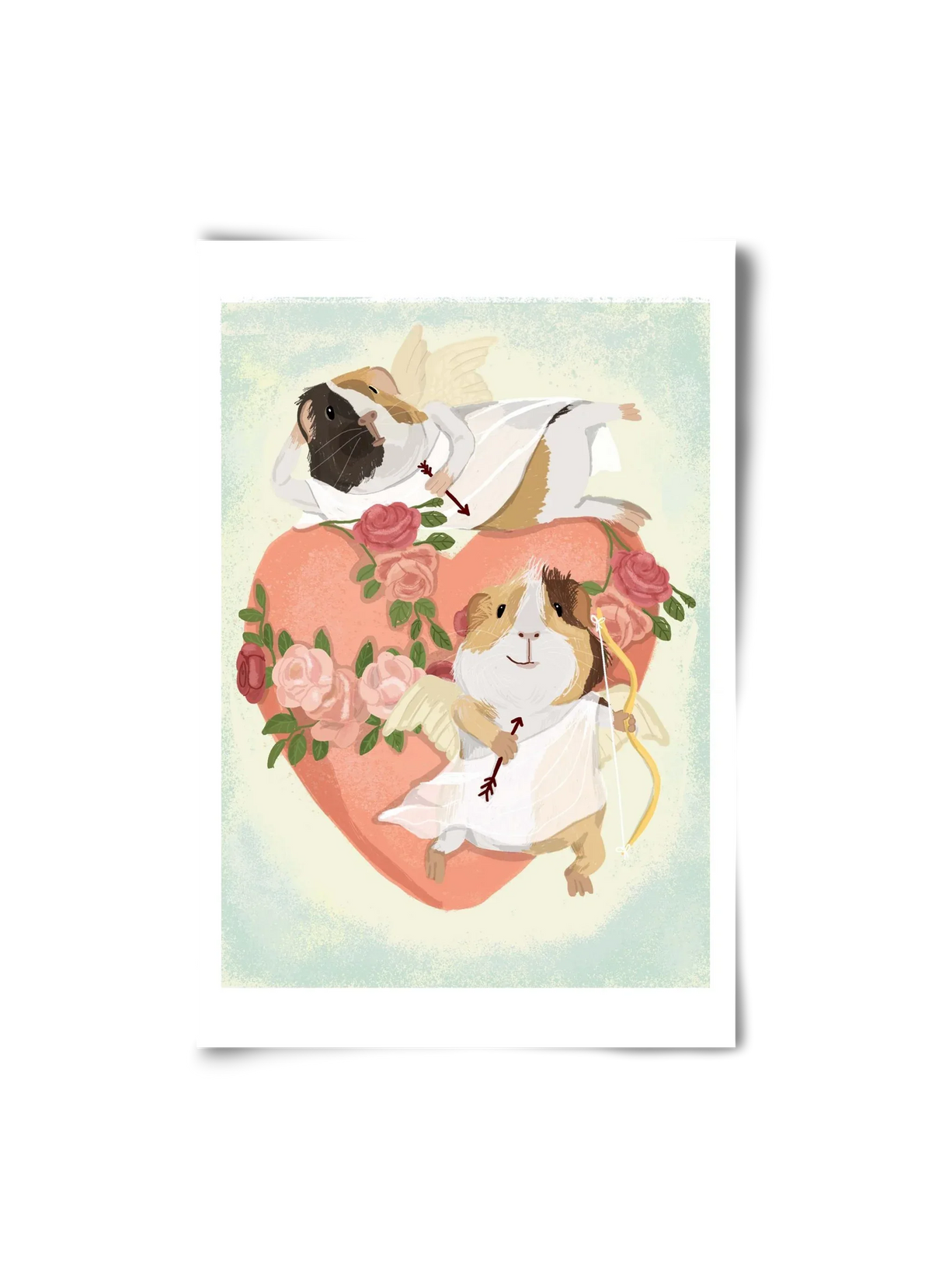 Cupid Guinea Pig Print - artbridge