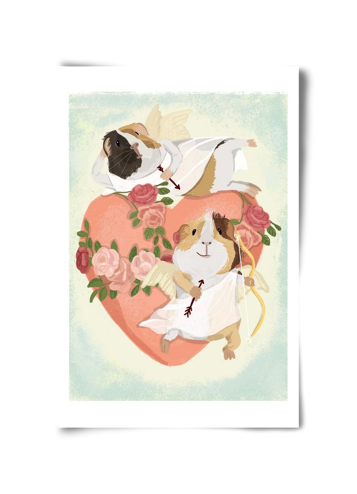 Cupid Guinea Pig Print - artbridge