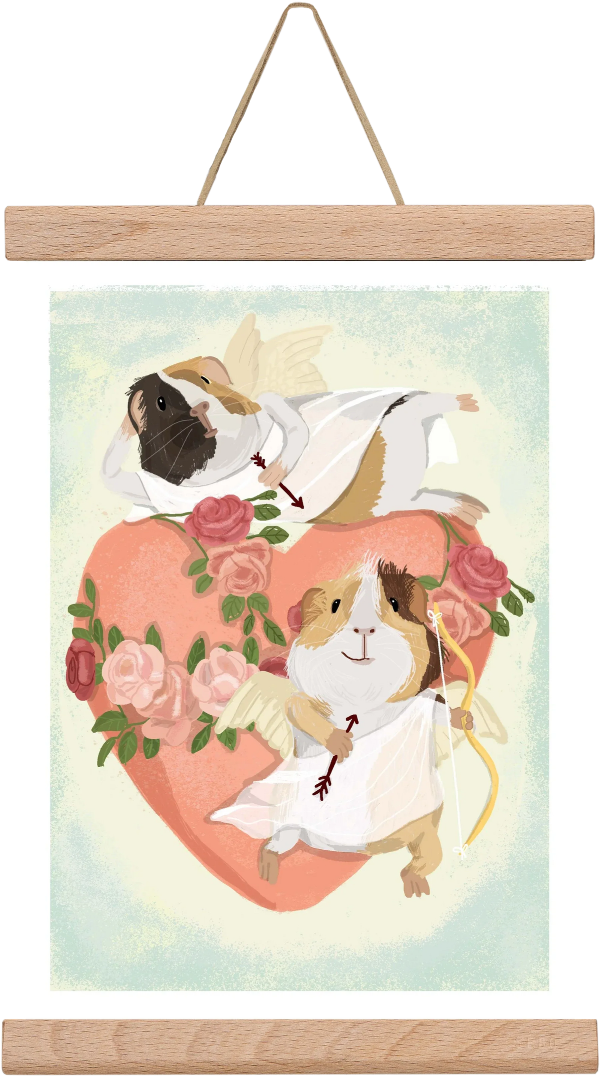 Cupid Guinea Pig Print - artbridge