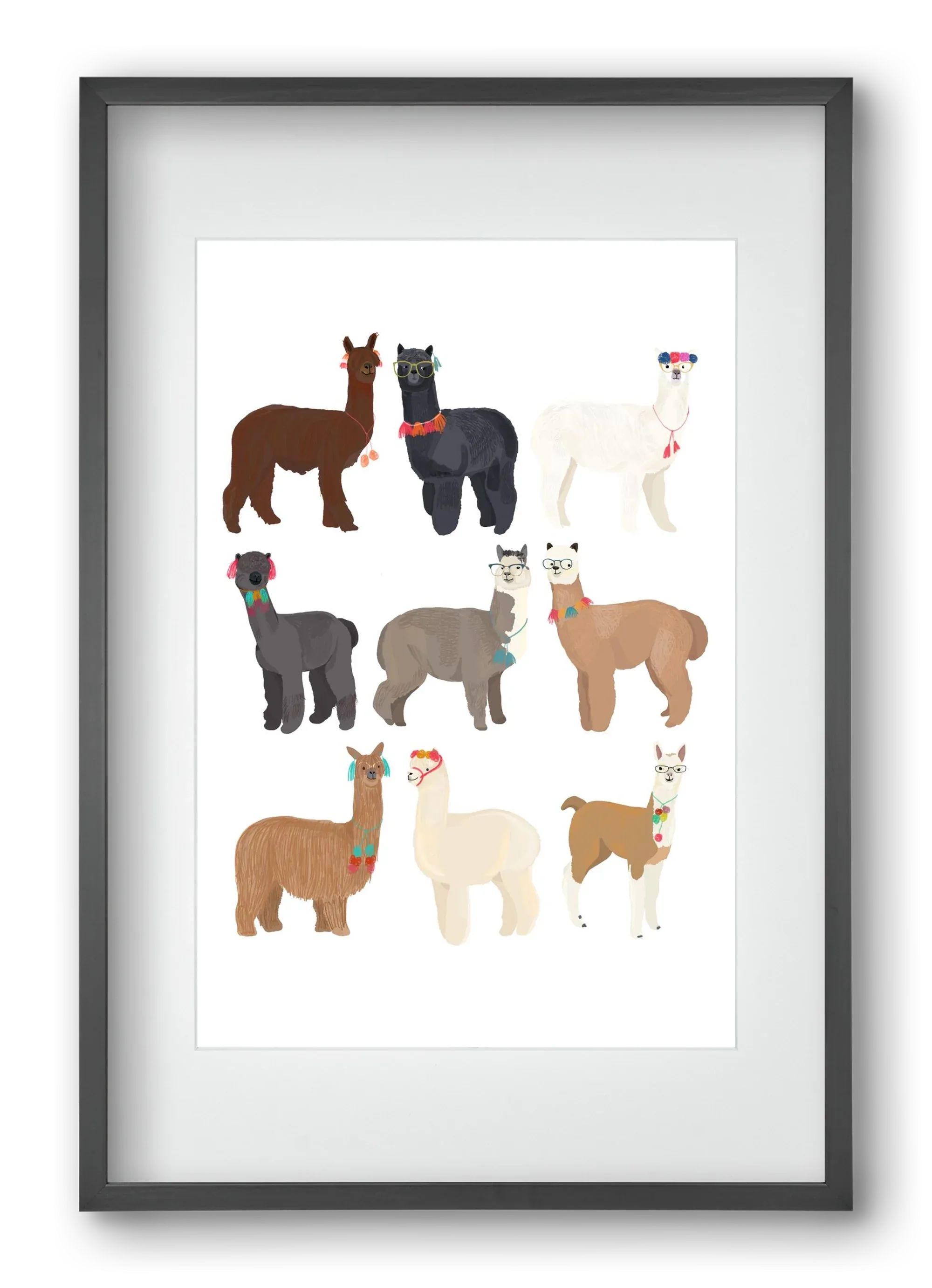 Standin Llama Print - artbridge