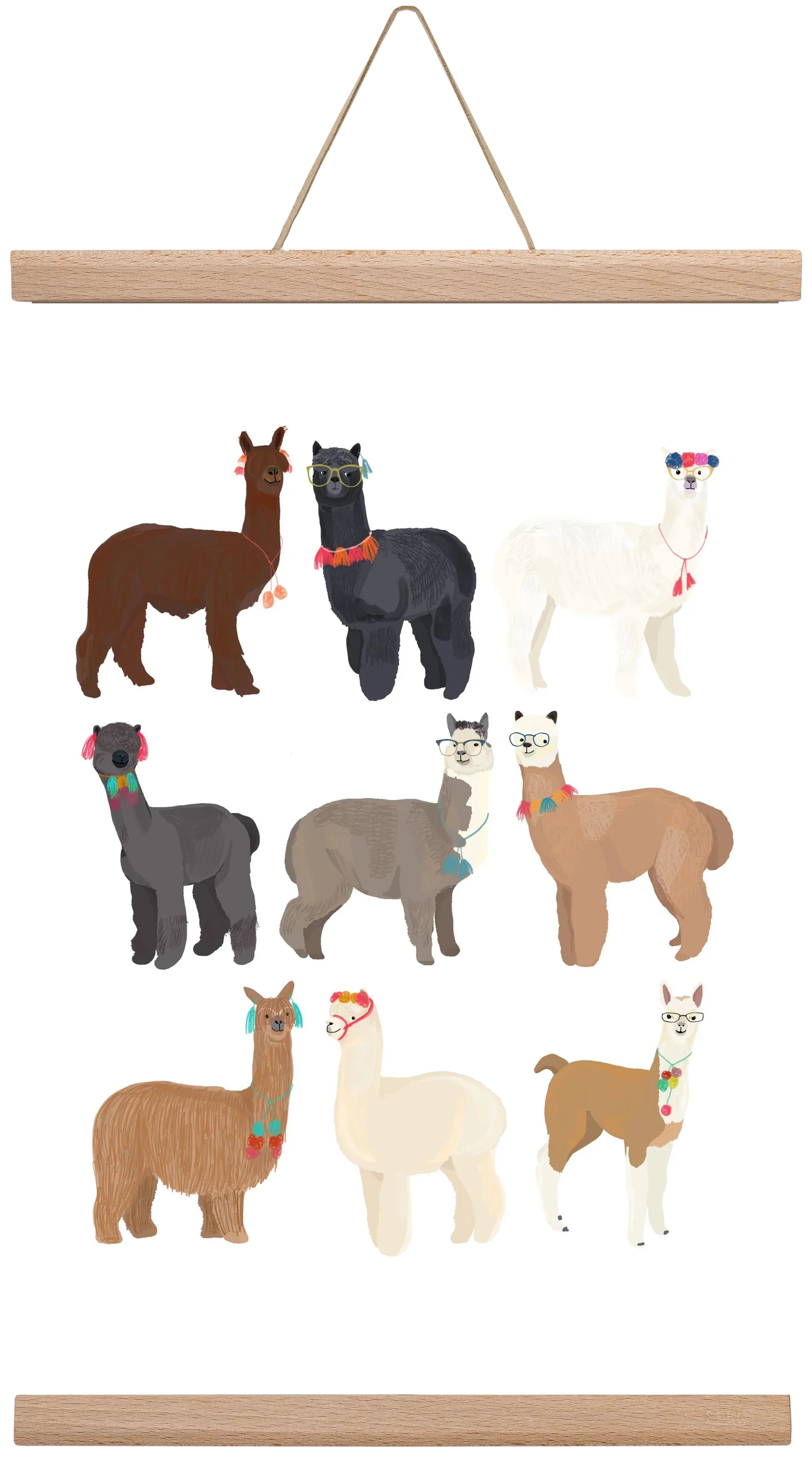 Standin Llama Print - artbridge