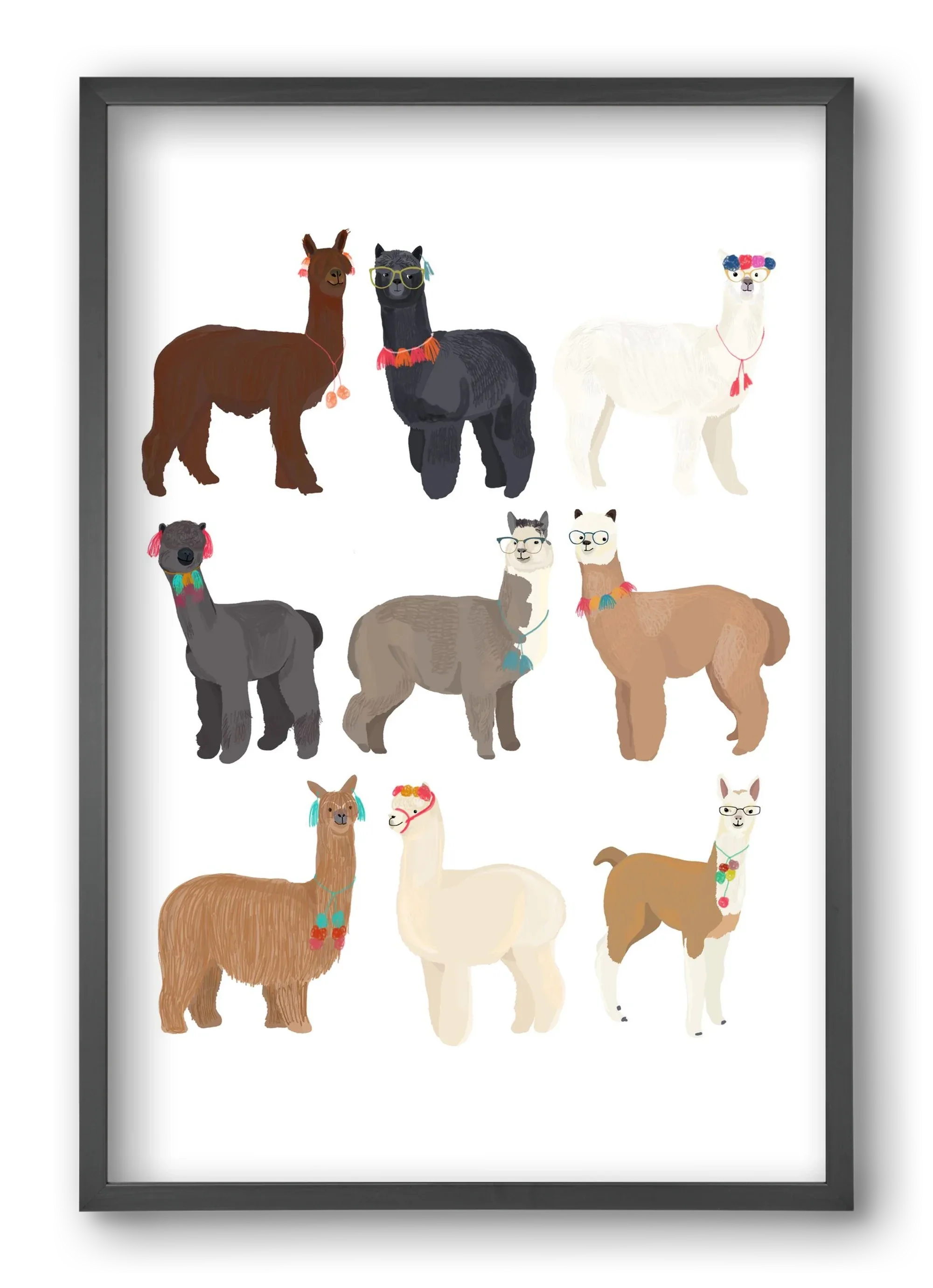Standin Llama Print - artbridge