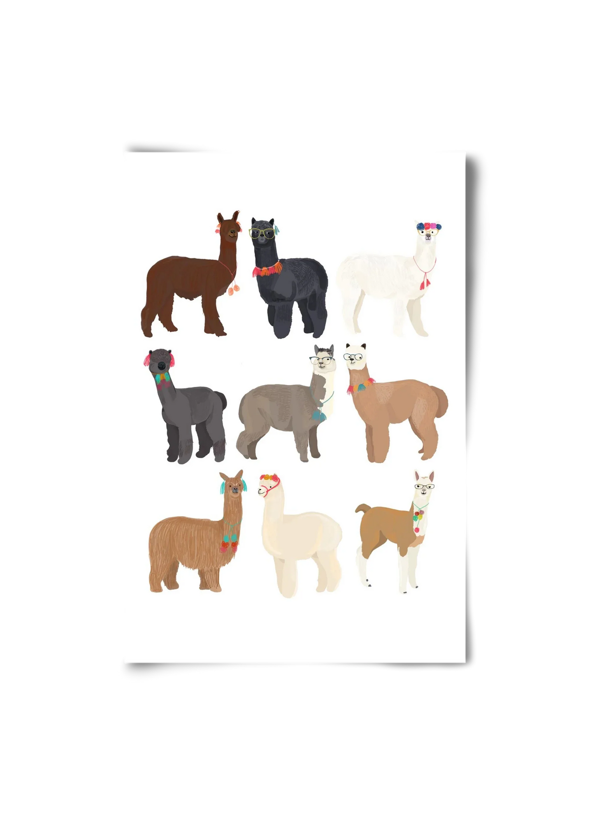 Standin Llama Print - artbridge