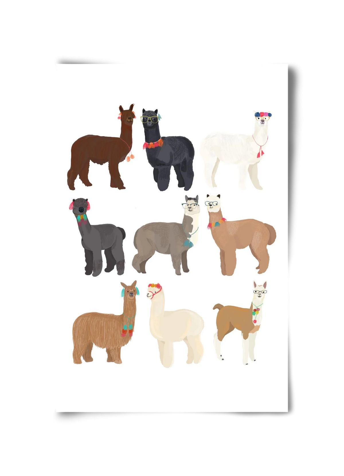 Standin Llama Print - artbridge