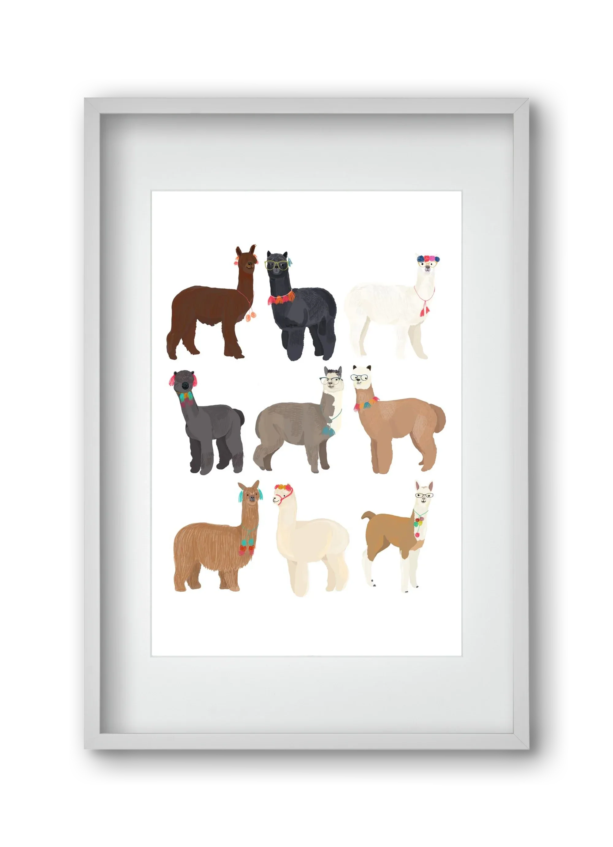 Standin Llama Print - artbridge