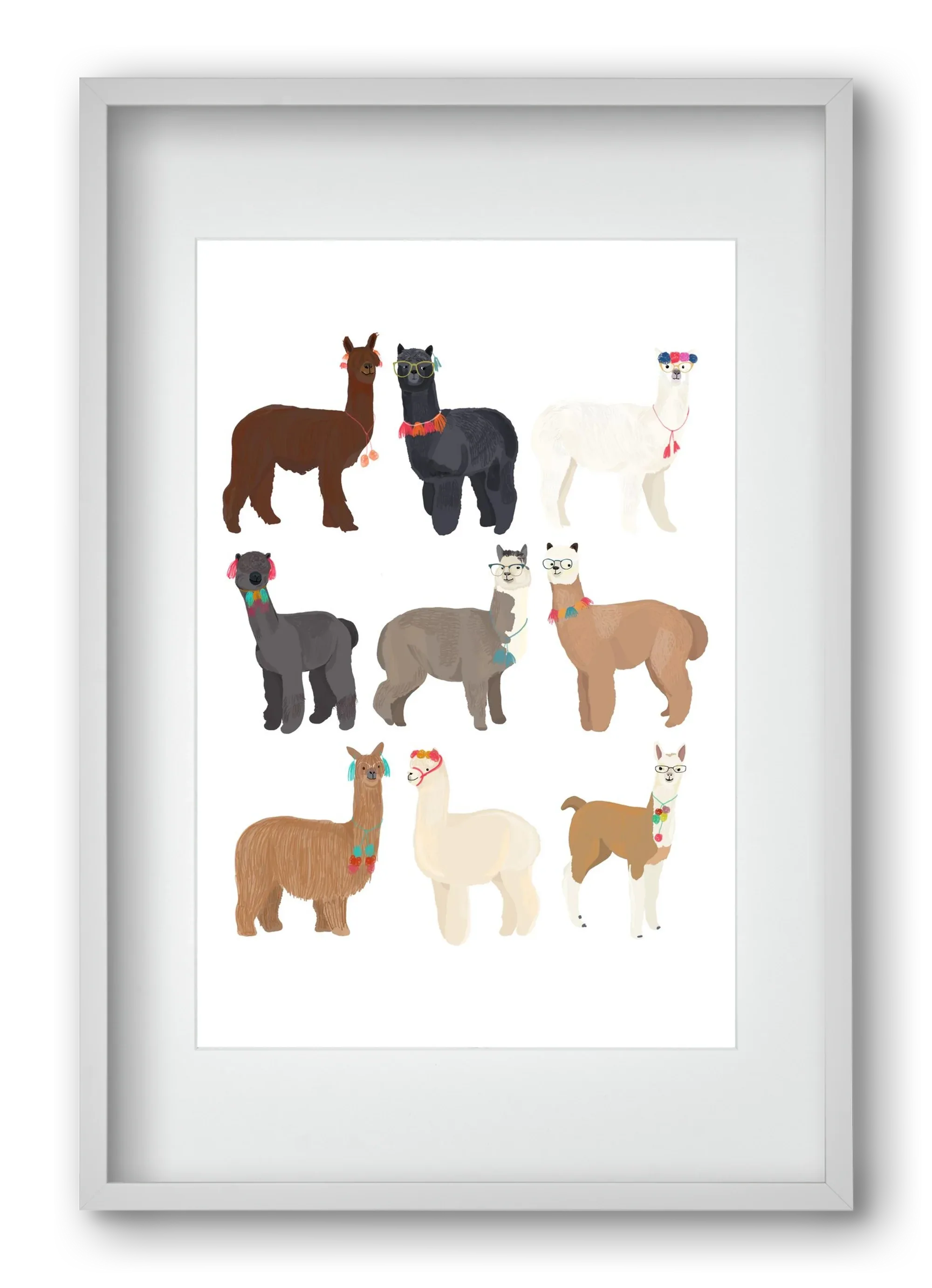 Standin Llama Print - artbridge