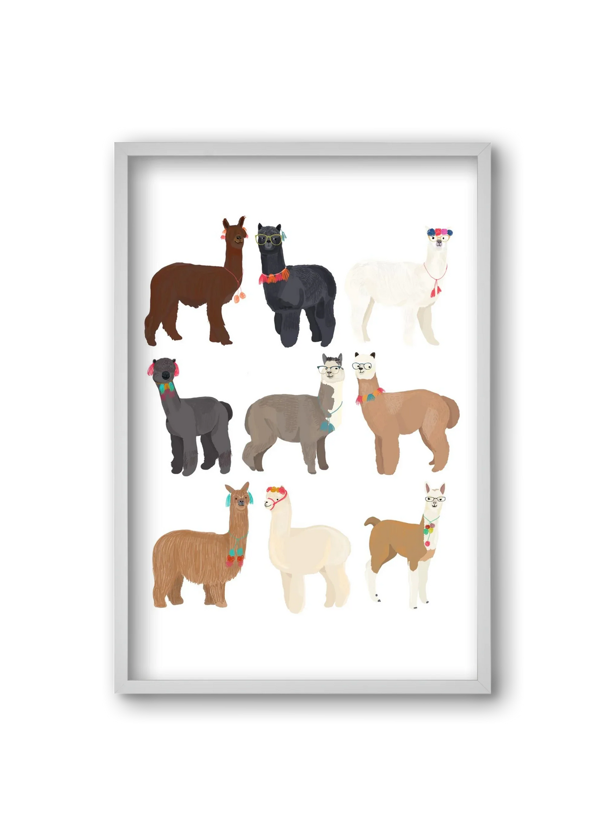 Standin Llama Print - artbridge
